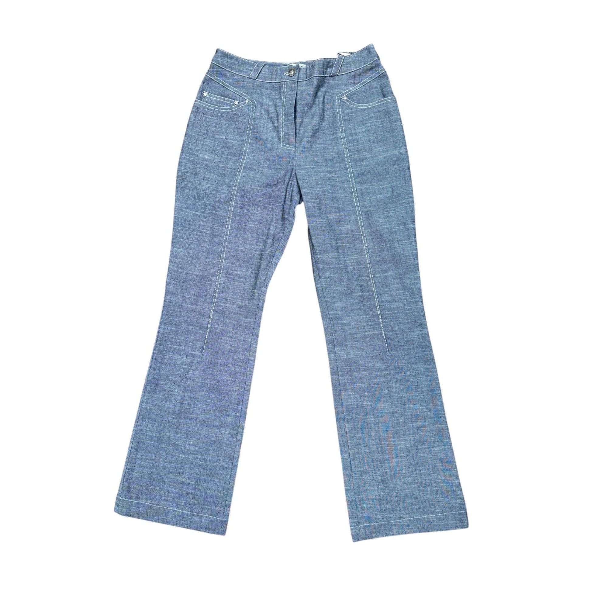 Thierry Mugler Vintage Grey Denim Twin Set Size M / US 6-8 / IT 42-44 - 8 Thumbnail