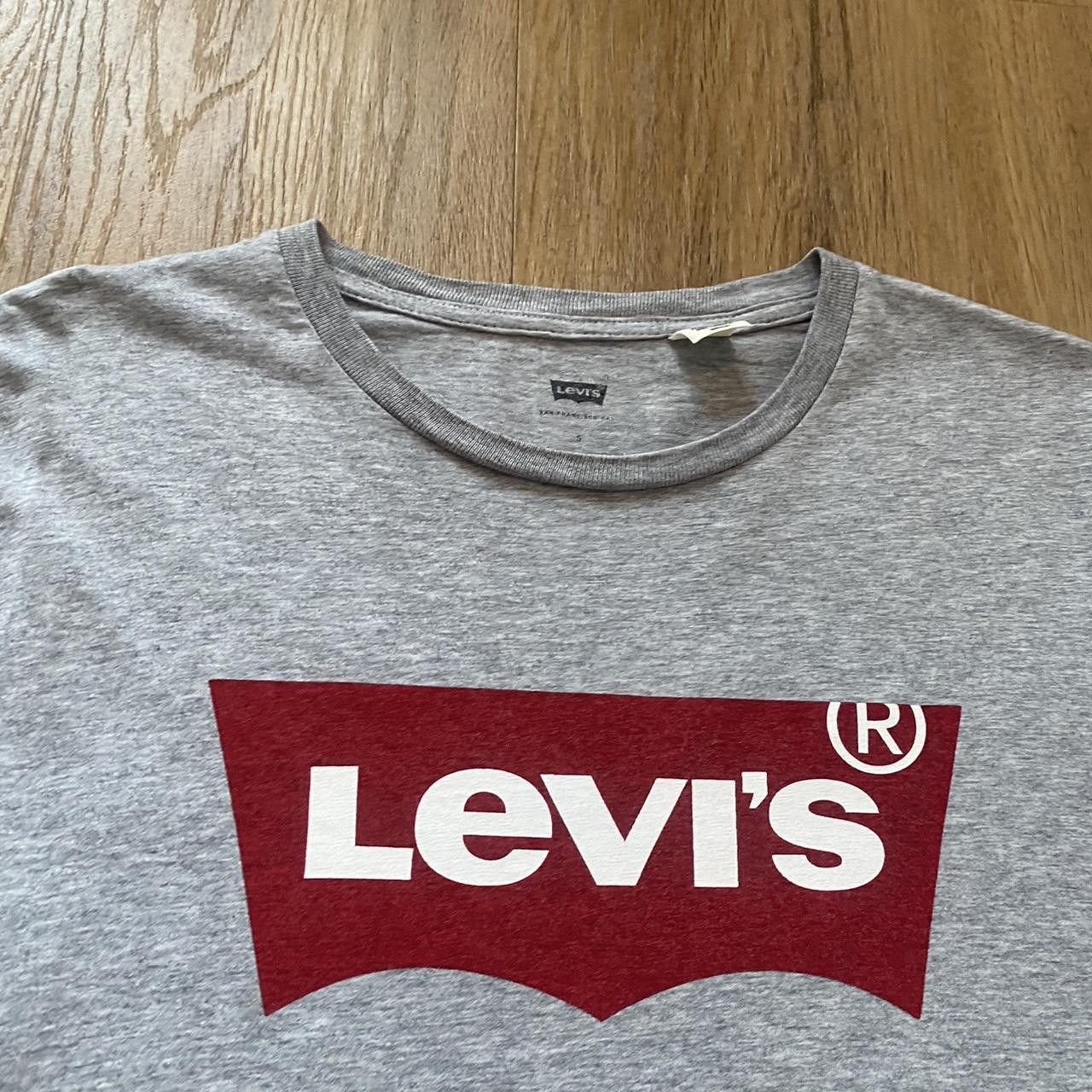 Levi's Levi's grey and red t-shirt big print premium Size US S / EU 44-46 / 1 - 3 Thumbnail