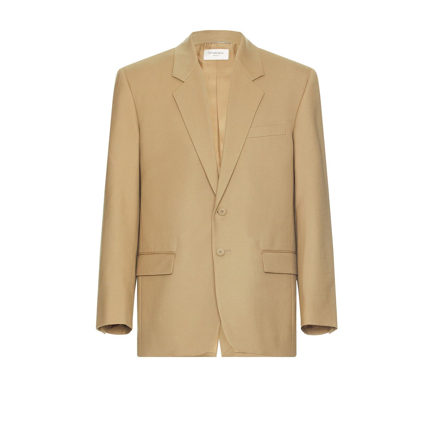 SAINT LAURENT $3300 Gingembre Wool Blazer Jacket New & Authe