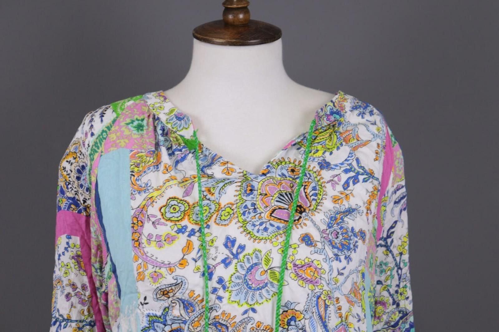 Designer Emily Van Den Bergh Jasquard Floral Blouse Shirt Size 40 Size M / US 6-8 / IT 42-44 - 4 Thumbnail