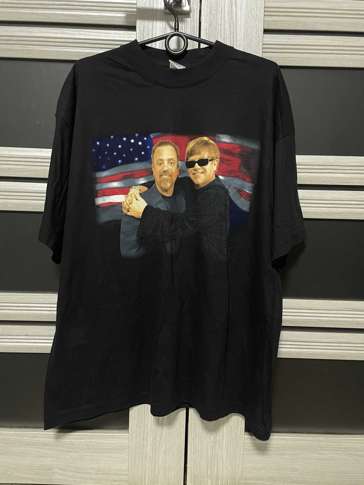 Vintage 2002 Single Stitch Elton John & Billy hotsell Joel Face to Face Tour Shirt