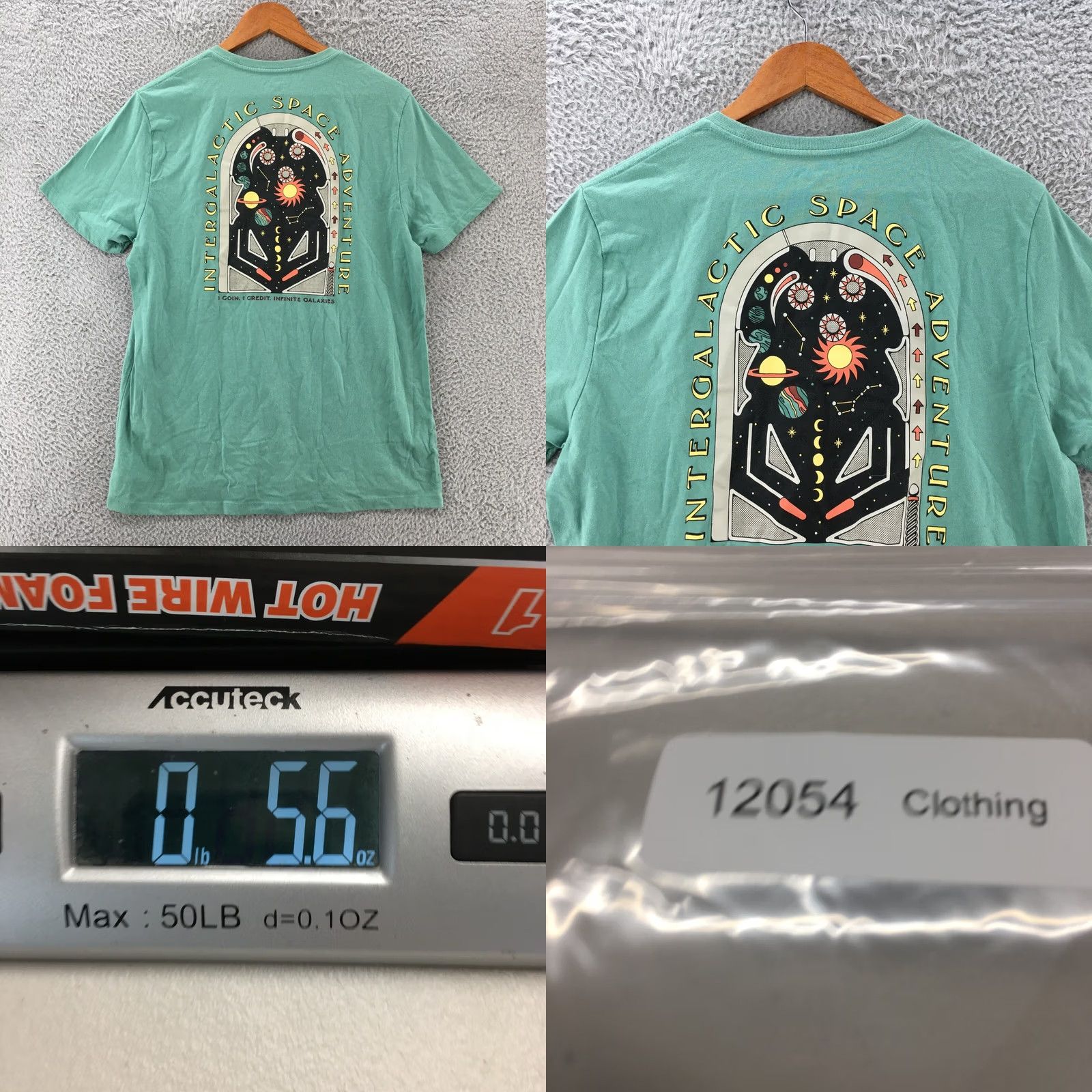 Old Navy Old Navy Tee Tshirt Top Womens Large Green Cotton Blend Graphic Print Back Shirt Size L / US 10 / IT 46 - 8 Thumbnail