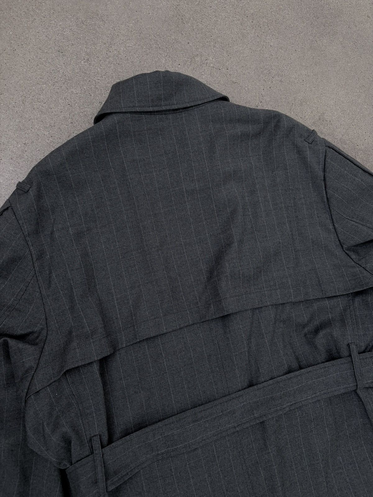424 pinstripe trench coat Size US M / EU 48-50 / 2 - 8 Thumbnail