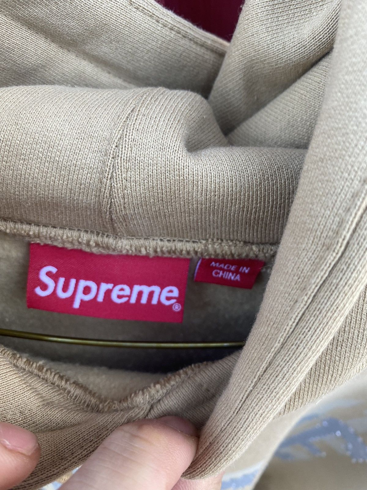 Supreme supreme sweater rhinestone shadow maron cream Size US L / EU 52-54 / 3 - 6 Thumbnail