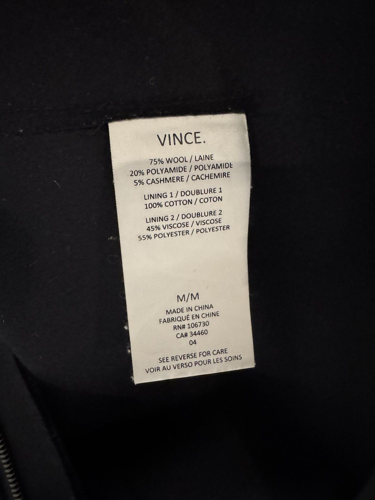 Vince Vince wool and cashmere jacket Size US M / EU 48-50 / 2 - 7 Thumbnail