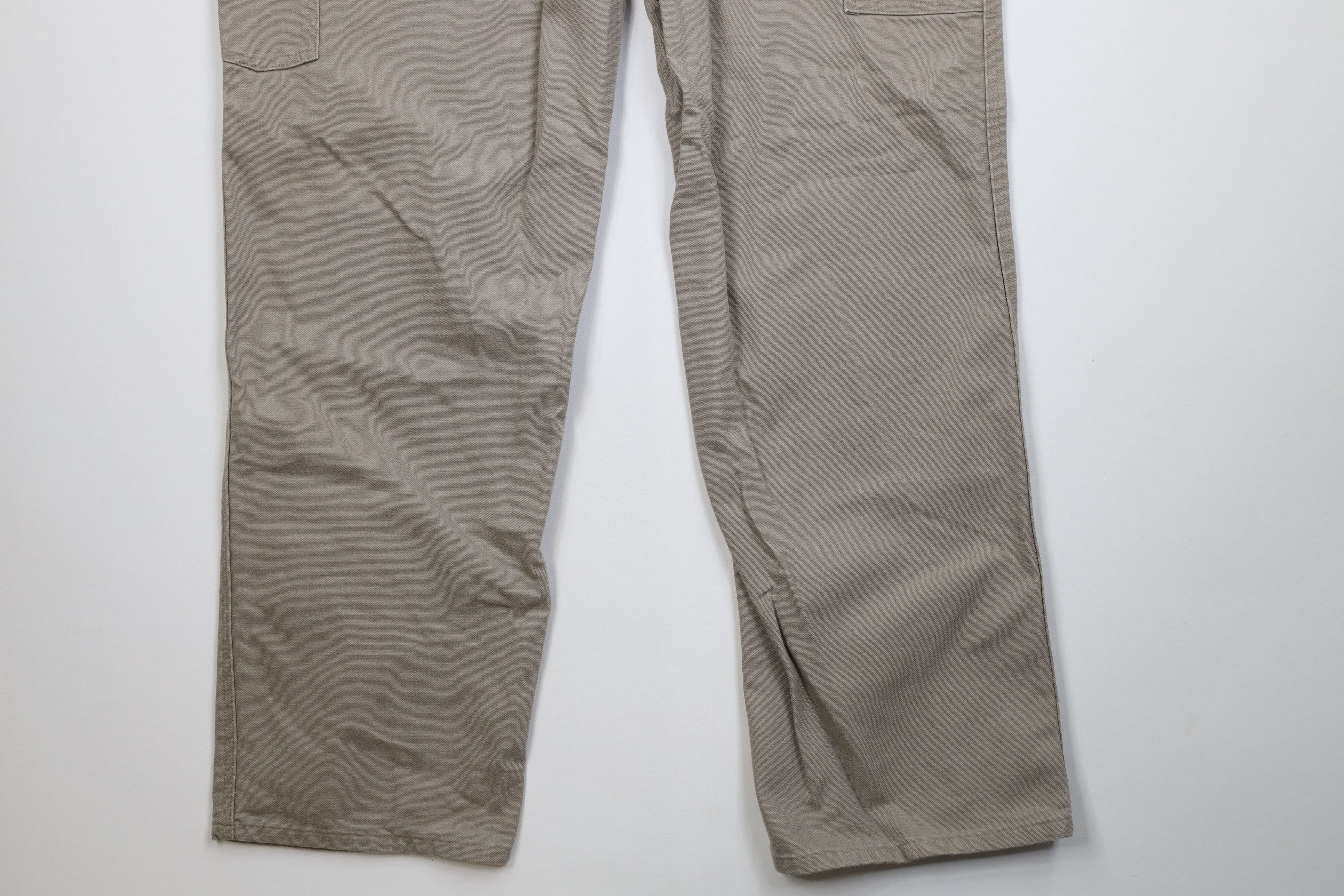 Carhartt Vintage Y2K Carhartt Wide Leg Dungaree Pants Desert Brown Size US 40 / EU 56 - 11 Thumbnail