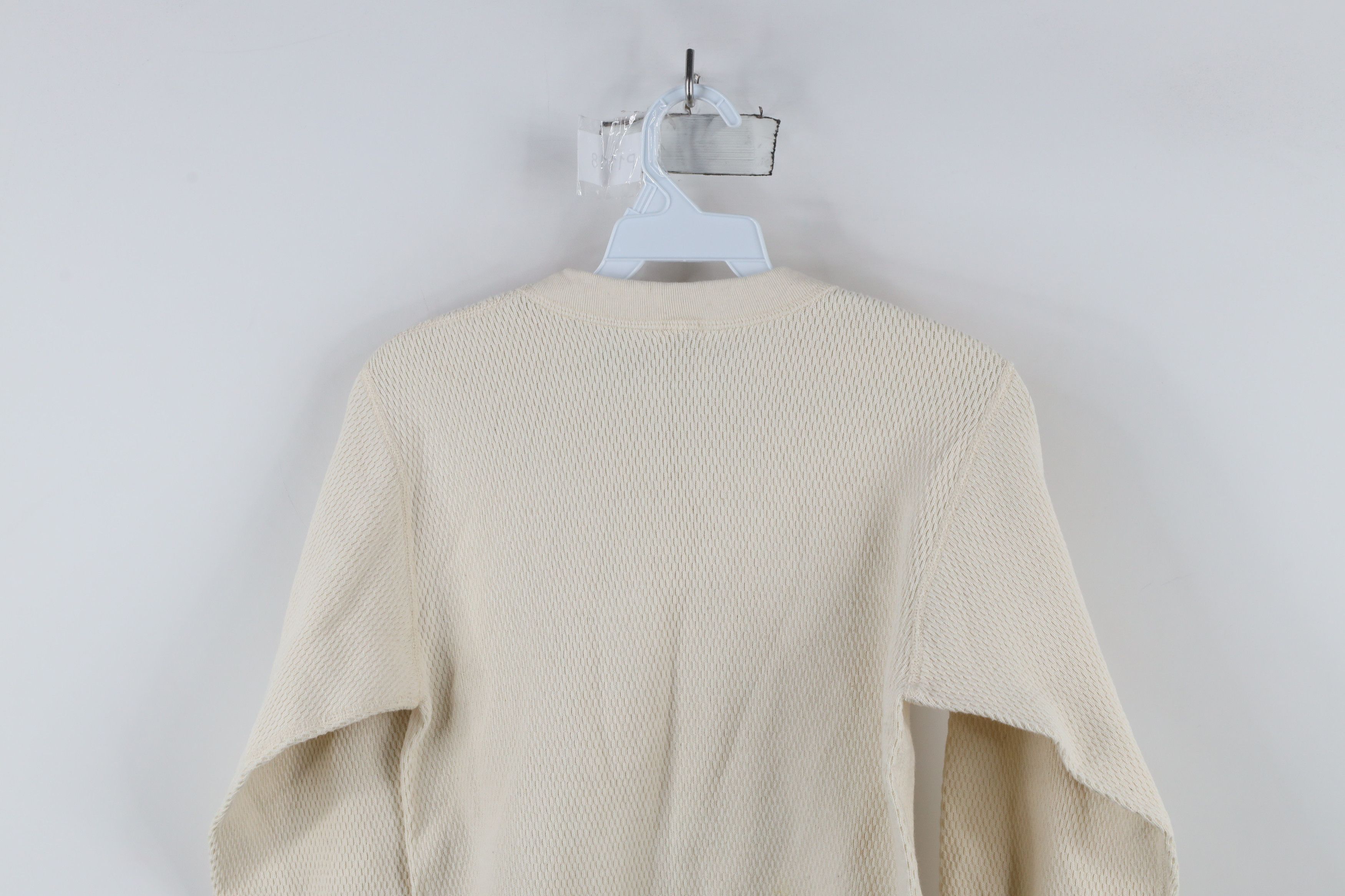 Vintage Vintage 90s Streetwear Thermal Waffle Knit T-Shirt USA Size US M / EU 48-50 / 2 - 7 Thumbnail