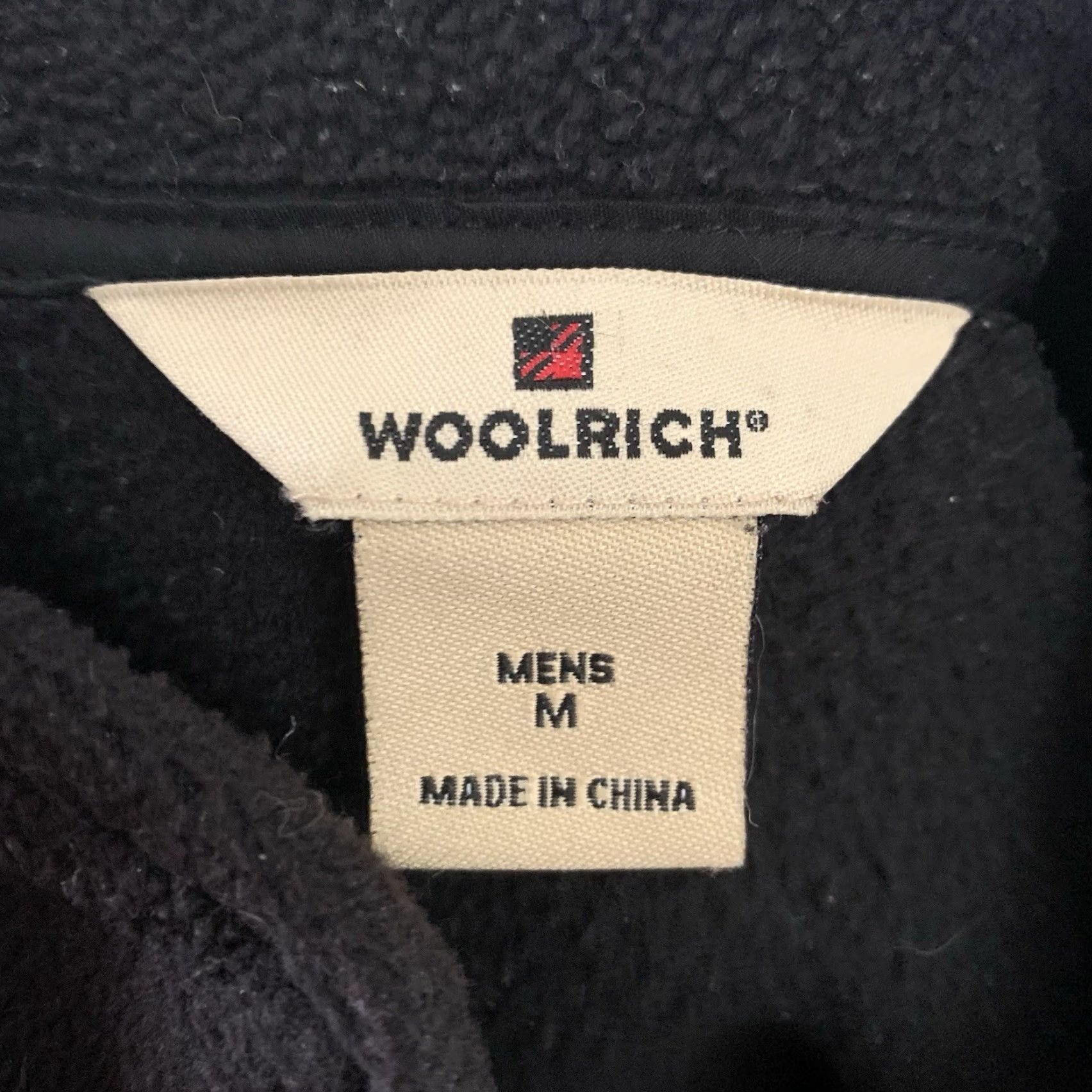Vintage VINTAGE Woolrich Fleece Vest Mens M Black Full Zip Outdoors Hiking Vest Size US M / EU 48-50 / 2 - 2 Thumbnail