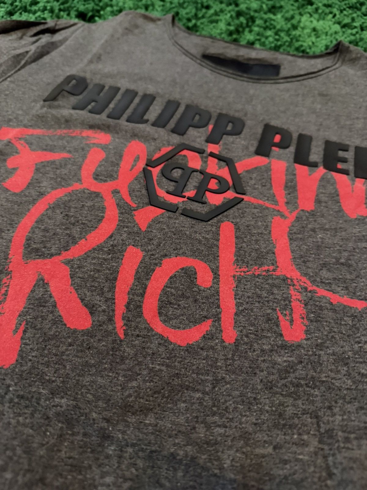 Philipp Plein Philipp Plein Fucking Rich Logo Tee XL Size US XL / EU 56 / 4 - 2 Thumbnail