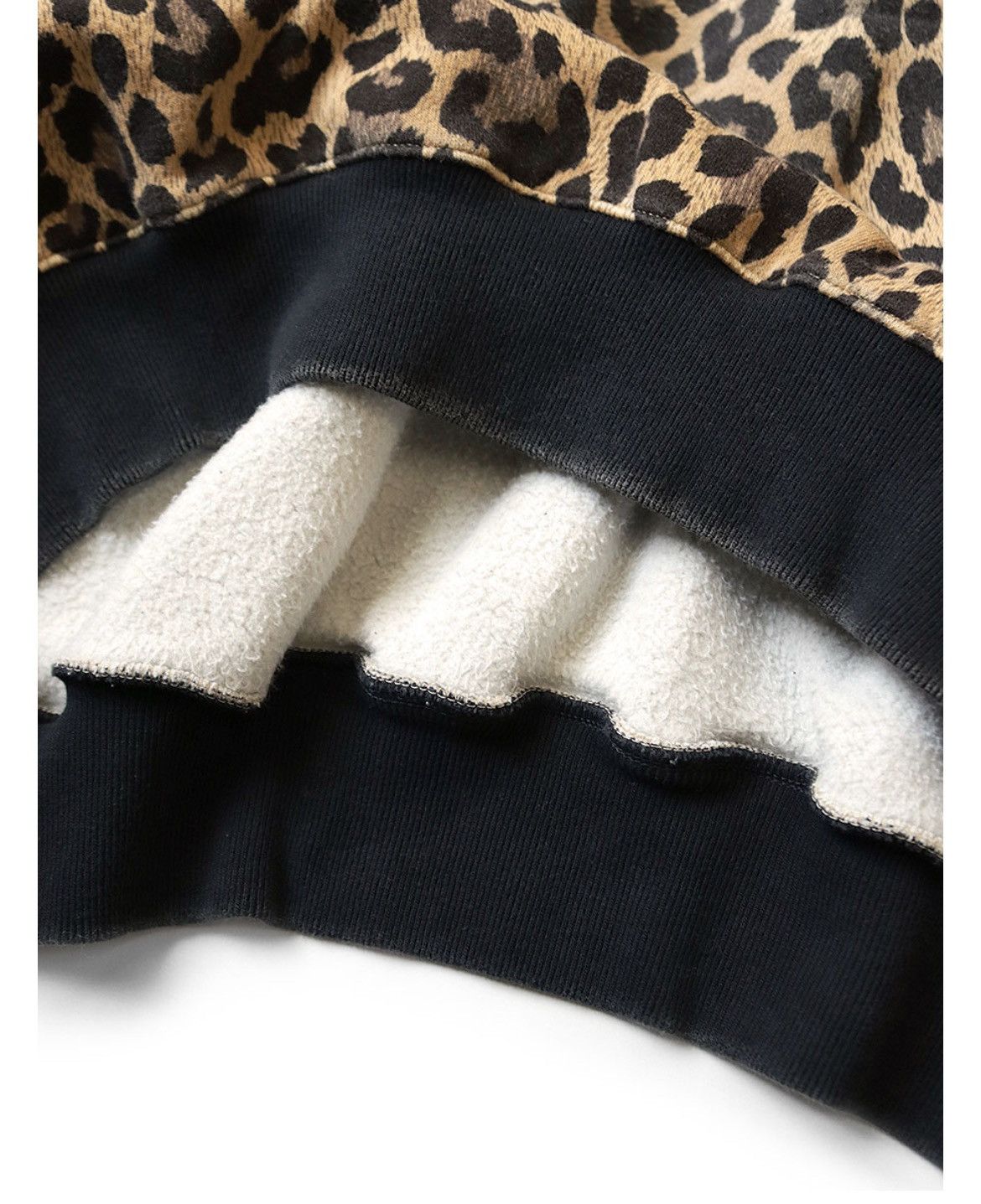 Kapital Kapital Fleece leopard print devil hoodie Size F Size US XL / EU 56 / 4 - 8 Thumbnail