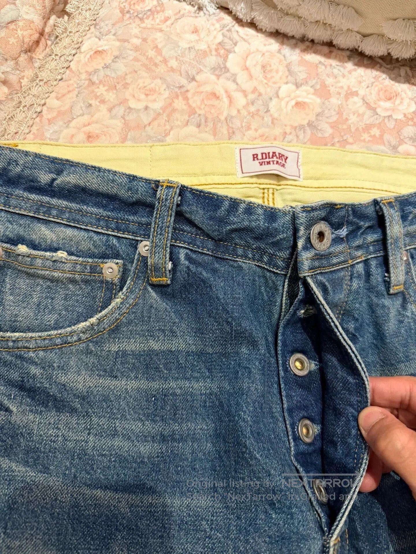 Japanese Brand R.DIARY Cat Whiskers Bootcut Jeans. Size 28" / US 6 / IT 42 - 5 Thumbnail