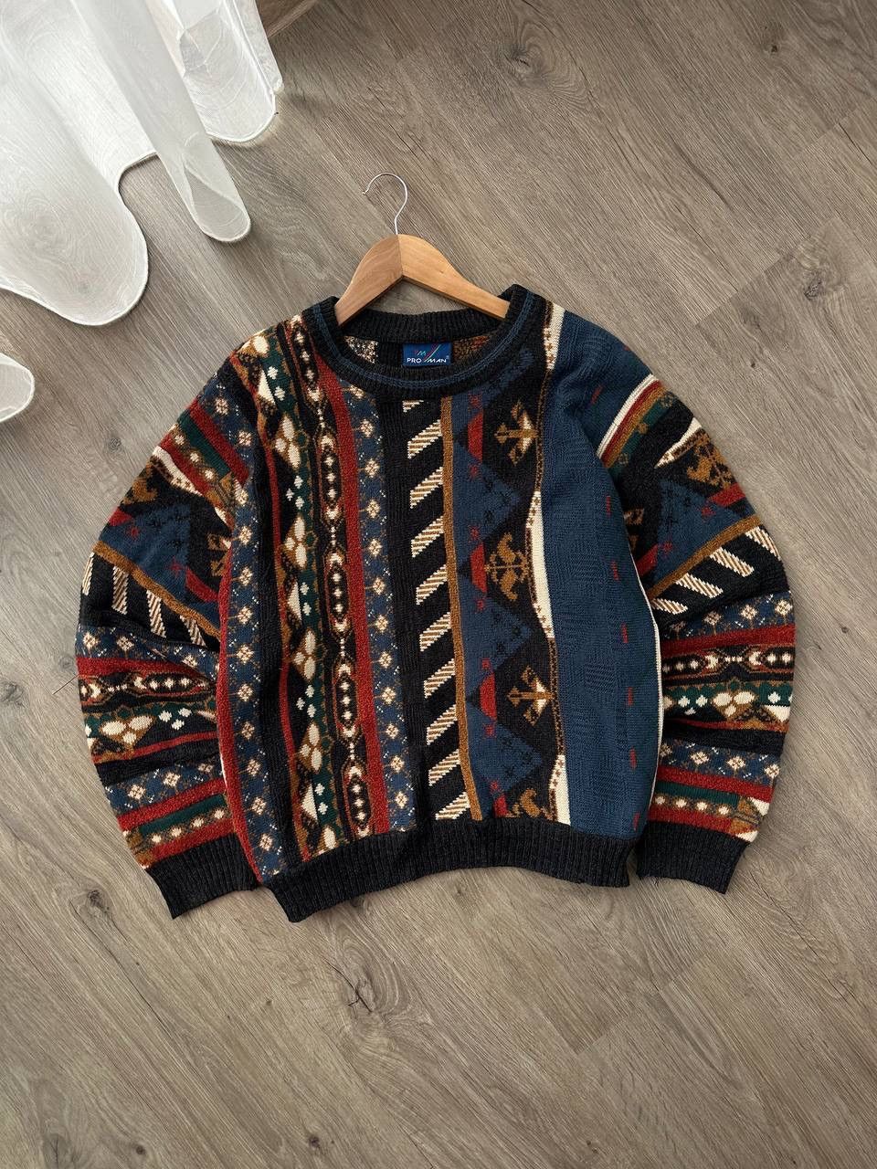 Carlo Colucci × Coogi × Vintage Vintage Coogi Style Knit Y2K Style Sweater Size US M / EU 48-50 / 2 - 4 Thumbnail