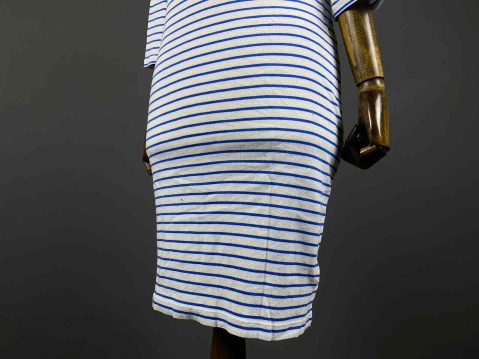 Lauren Ralph Lauren Ralph Lauren Striped 3/4 Sleeves Boat Neck Mesh Long Dress Size M / US 6-8 / IT 42-44 - 6 Thumbnail