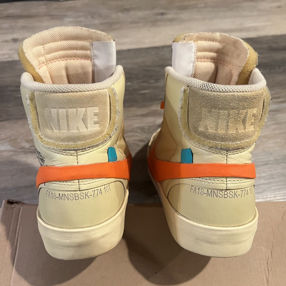 Nike × Off-White Nike Blazer Mid Off-White All Hallow’s Eve Size US 10.5 / EU 43-44 - 15 Thumbnail