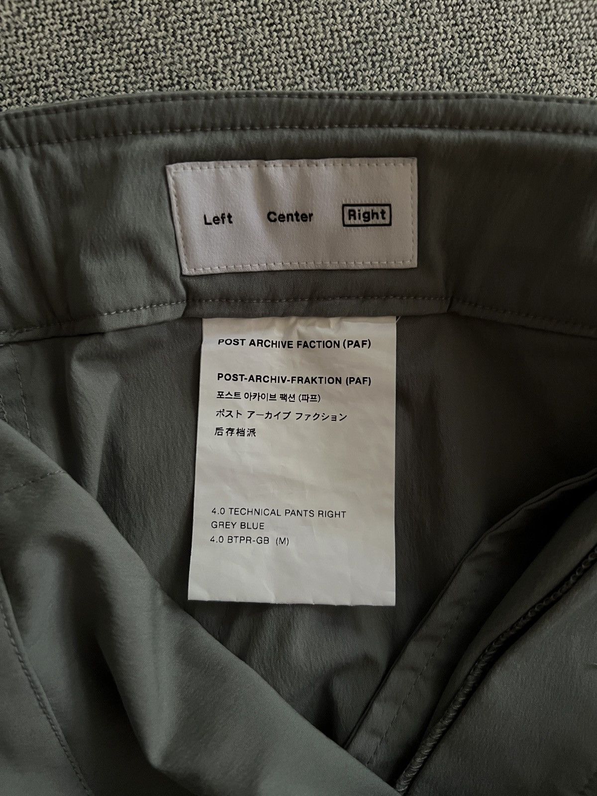 POST ARCHIVE FACTION (PAF) Post Archive Faction (PAF) 4.0 Technical Pants Right Size US 32 / EU 48 - 5 Thumbnail