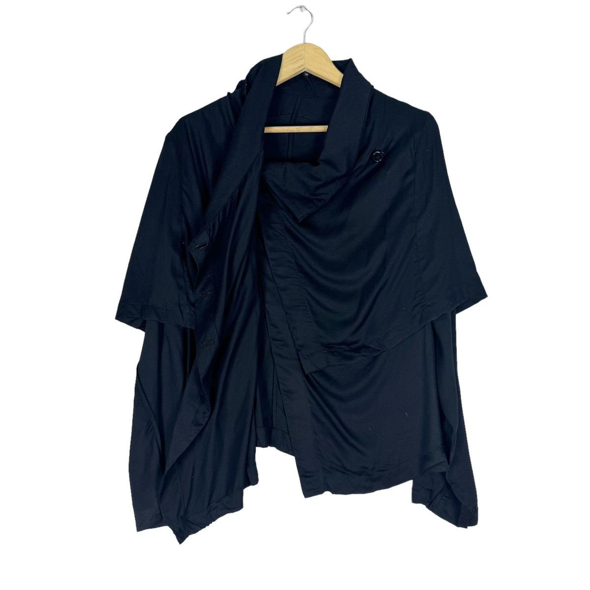 Ann Demeulemeester 🌟ANN DEMEULEMEESTER SPIRAL COLLAR JACKET Size S / US 4 / IT 40 - 6 Thumbnail