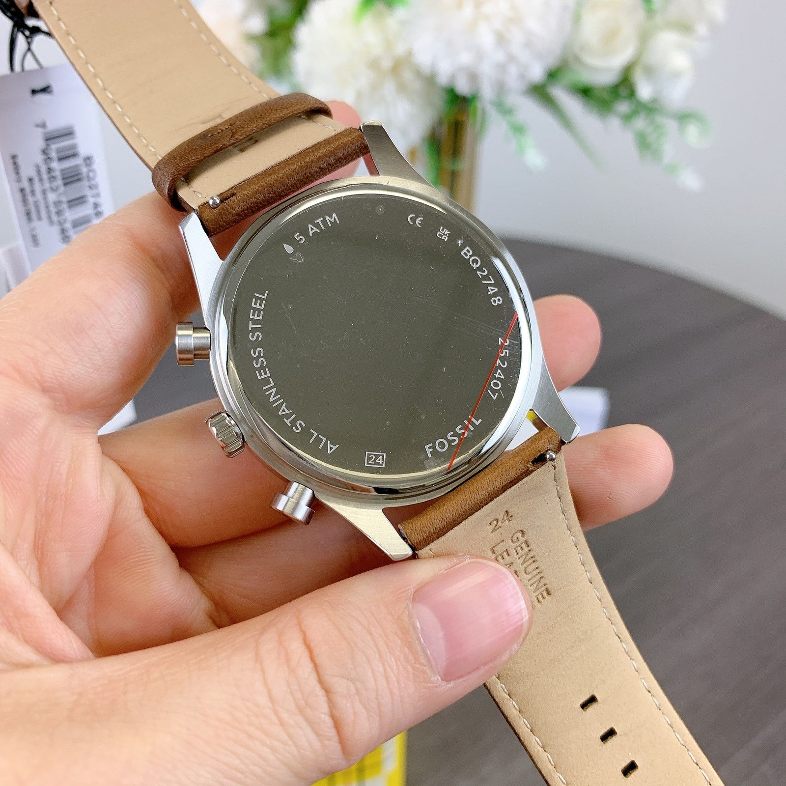 Fossil Fossil BQ2748 Sullivan Multifunction Brown Leather Watch Size ONE SIZE - 5 Thumbnail