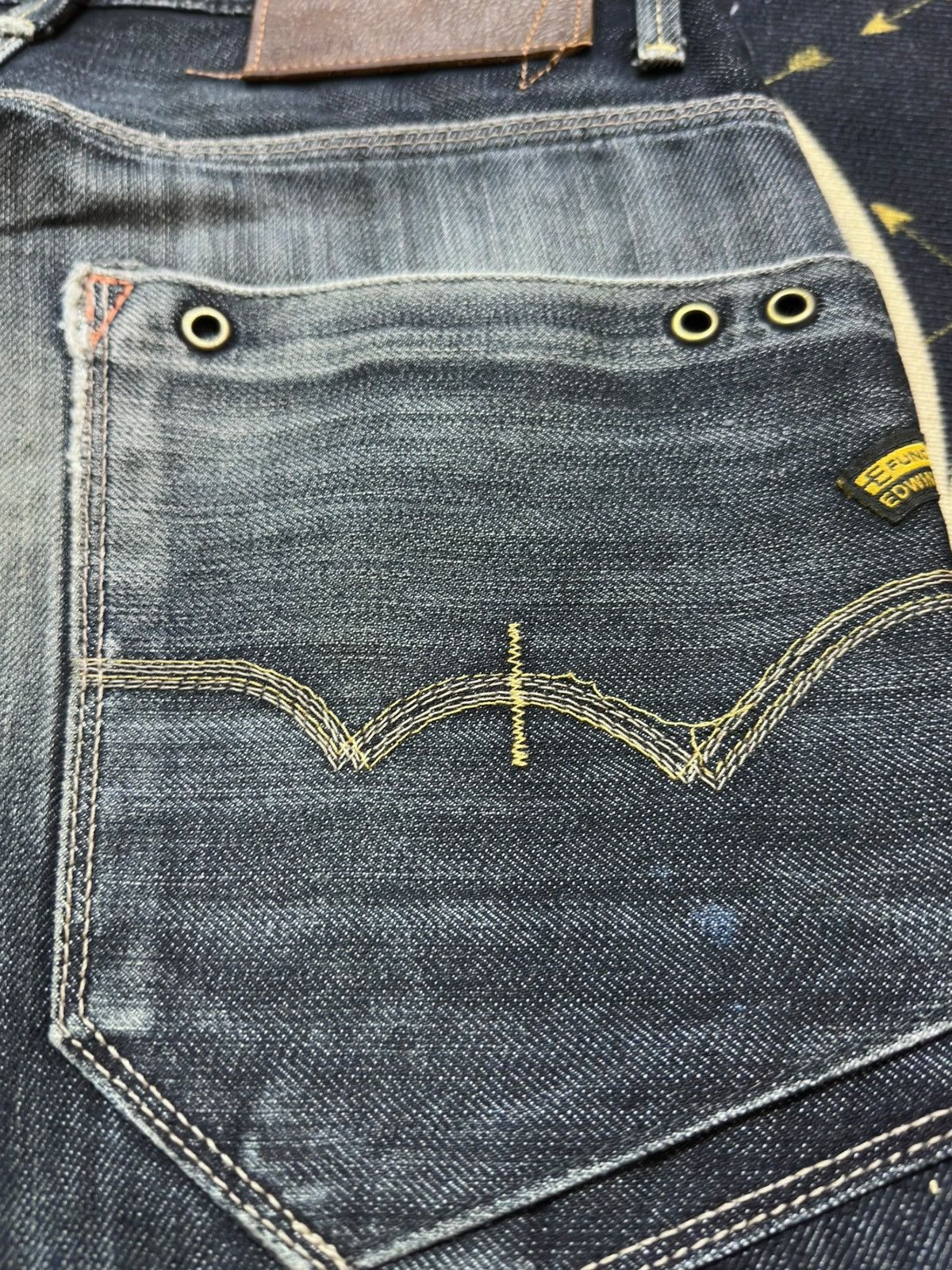 Edwin Vintage Edwin E-Function Curve Leg Grunge Denim Size US 29 - 7 Thumbnail