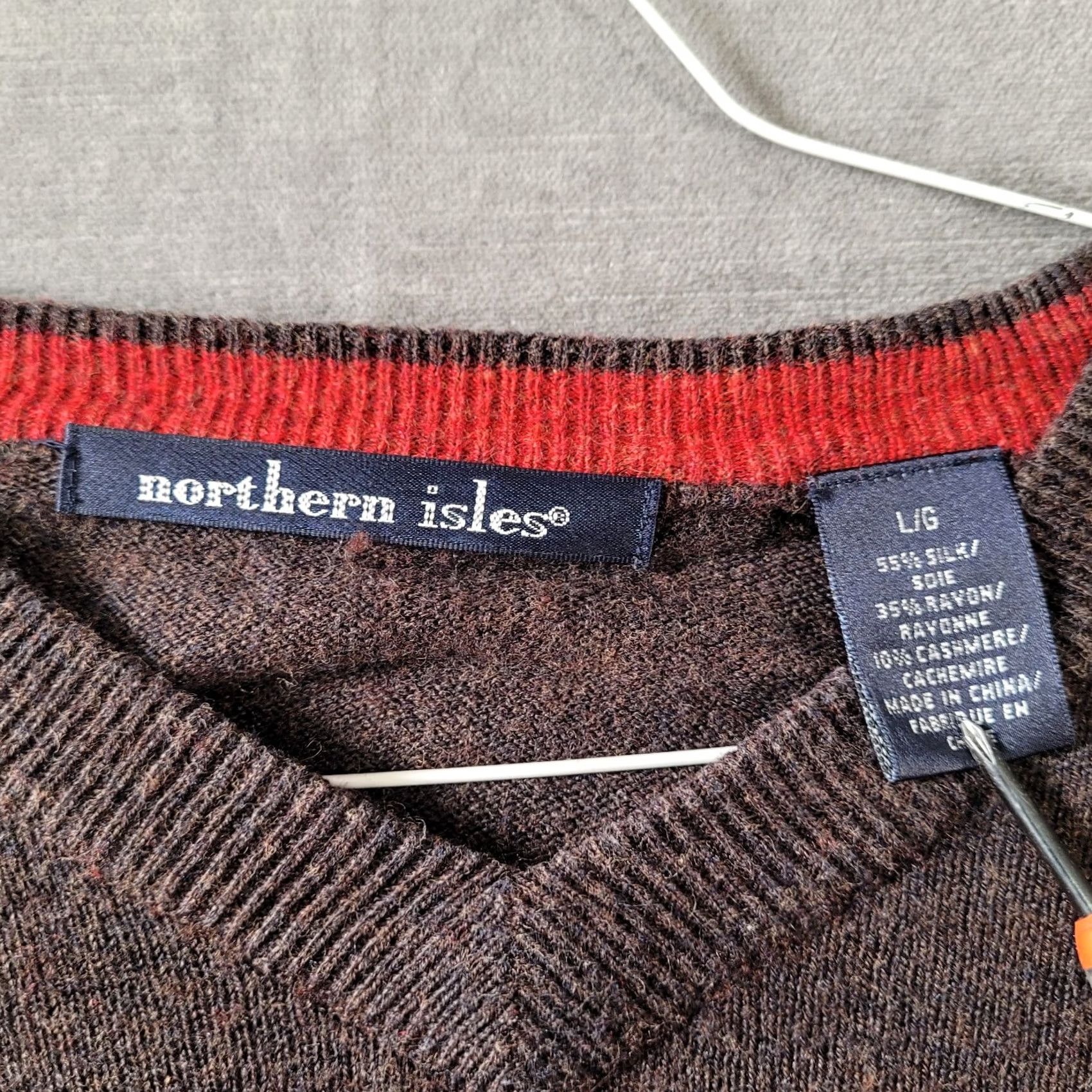 Vintage VINTAGE Northern Isles Sweater Silk Blend Light Weight Grandpa L Black Mens Size US L / EU 52-54 / 3 - 4 Thumbnail