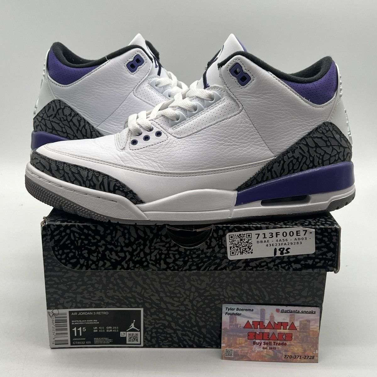 Jordan Brand Air Jordan 3 Dark Iris | Grailed