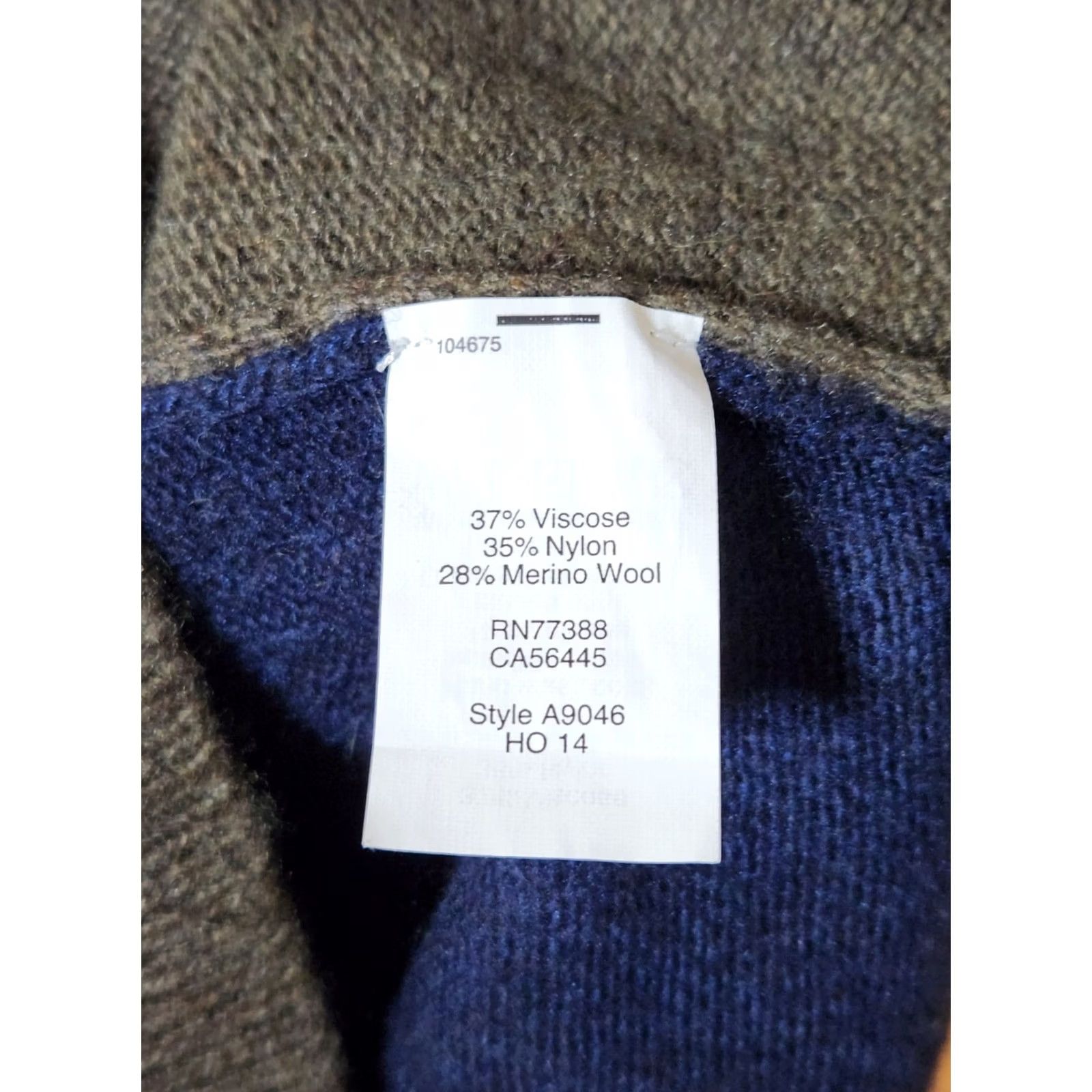 J.Crew J. Crew Womens S Colorblock Wool Blend Sweater Pullover Crewneck Zip Accents Size S / US 4 / IT 40 - 6 Thumbnail