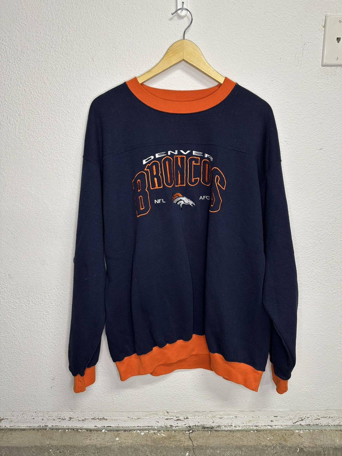 NFL Vintage Denver Broncos Crewneck Size US XL / EU 56 / 4 - 1 Thumbnail
