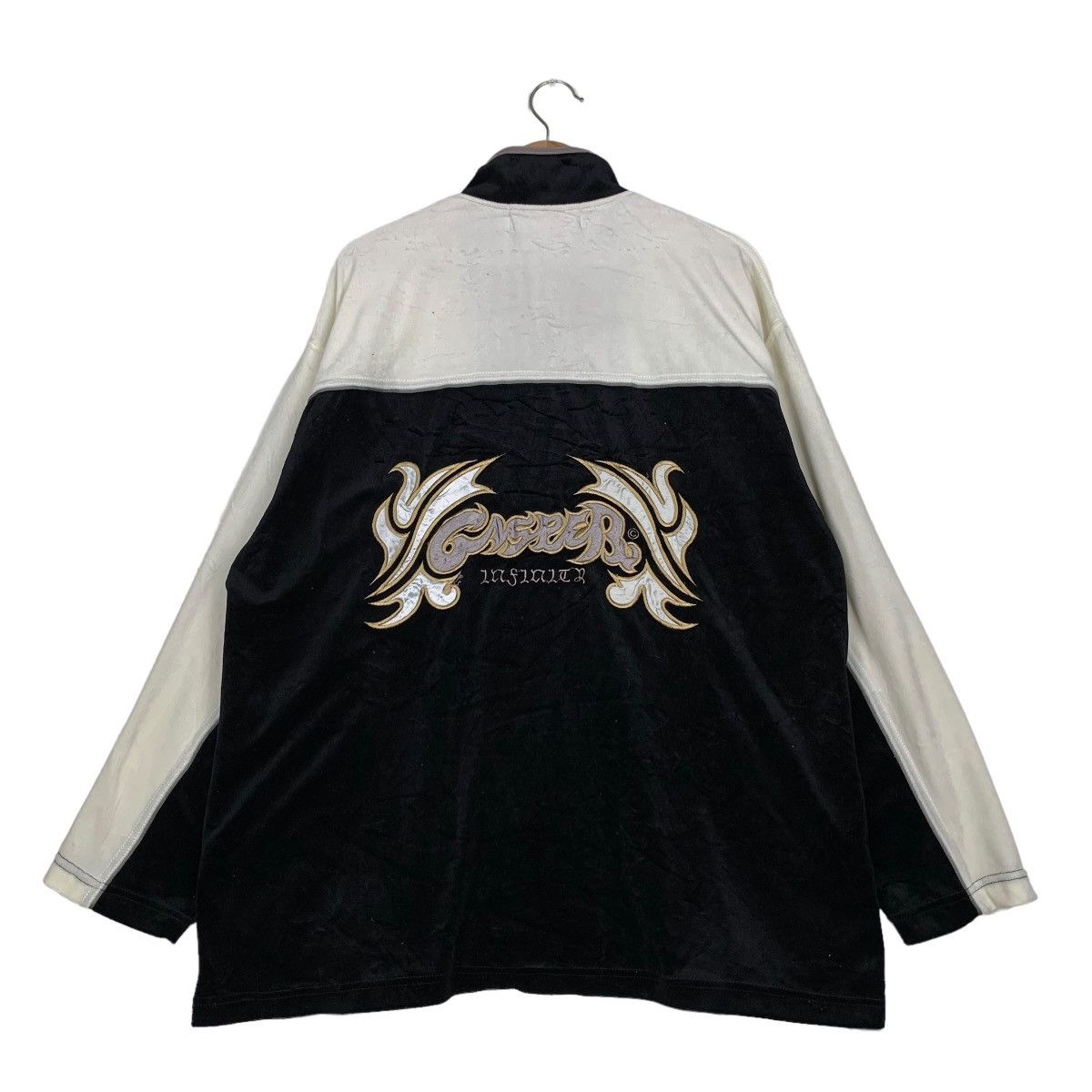 Japanese Brand GASPER Miyake Shoji Studio Big Logo Jacket #0094-C6 Size US XL / EU 56 / 4 - 1 Thumbnail