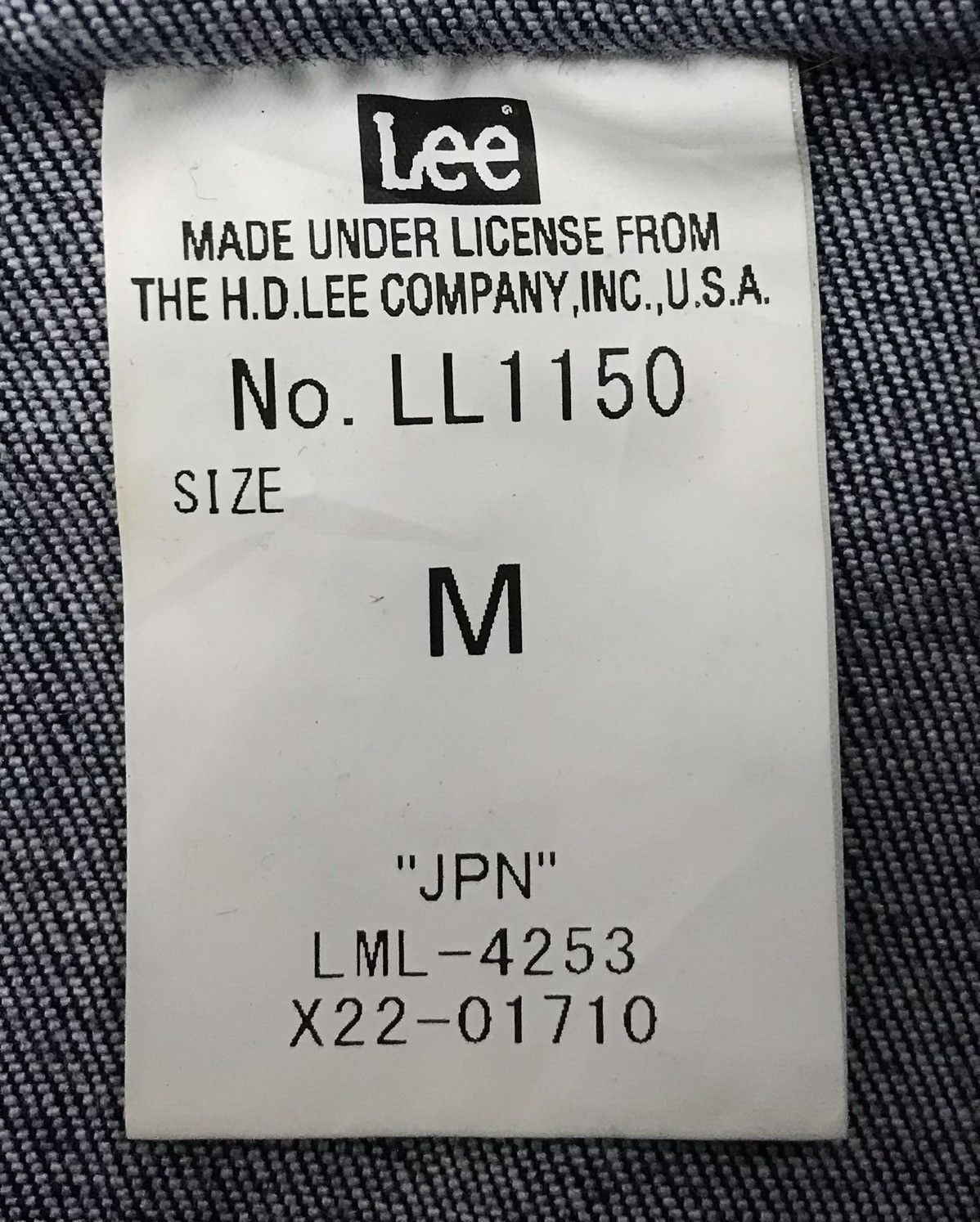 Lee × Vintage Vintage Lee Union Made Overall Size US 29 - 15 Thumbnail