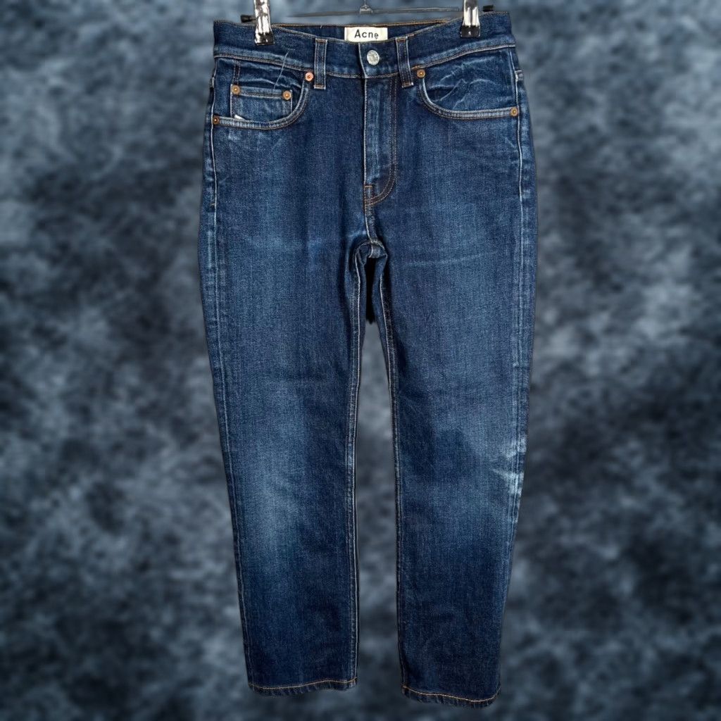 Acne Studios Acne Studios Jeans Slim 28x32 Blue Denim Cotton Elastane 5-Pocket Slim Fit Adult Mens Retro? (Wait) Size US 28 / EU 44 - 1 Thumbnail
