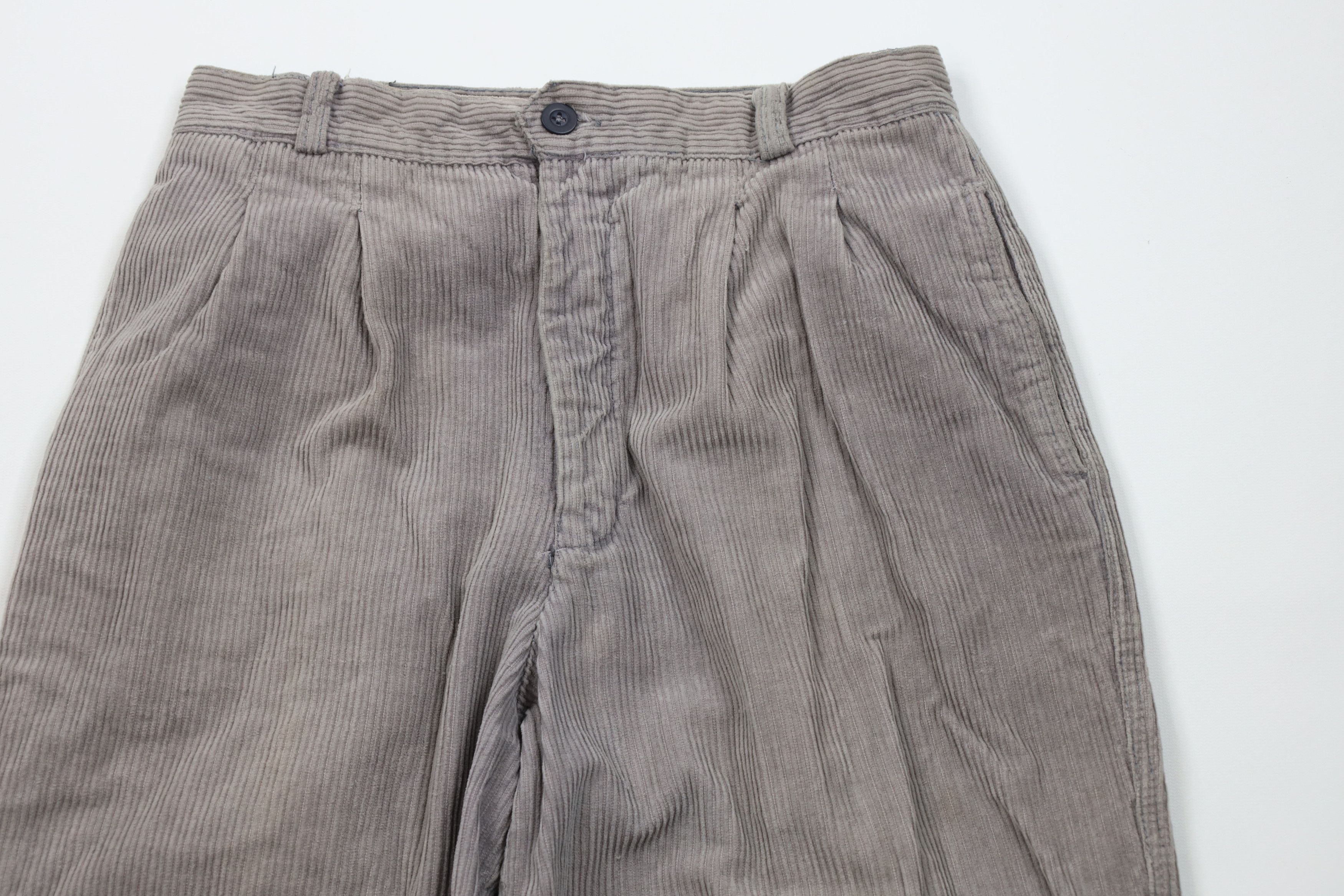 Vintage Vintage 70s 80s Streetwear Straight Leg Corduroy Pants Size 34" / US 12 / IT 48 - 2 Thumbnail