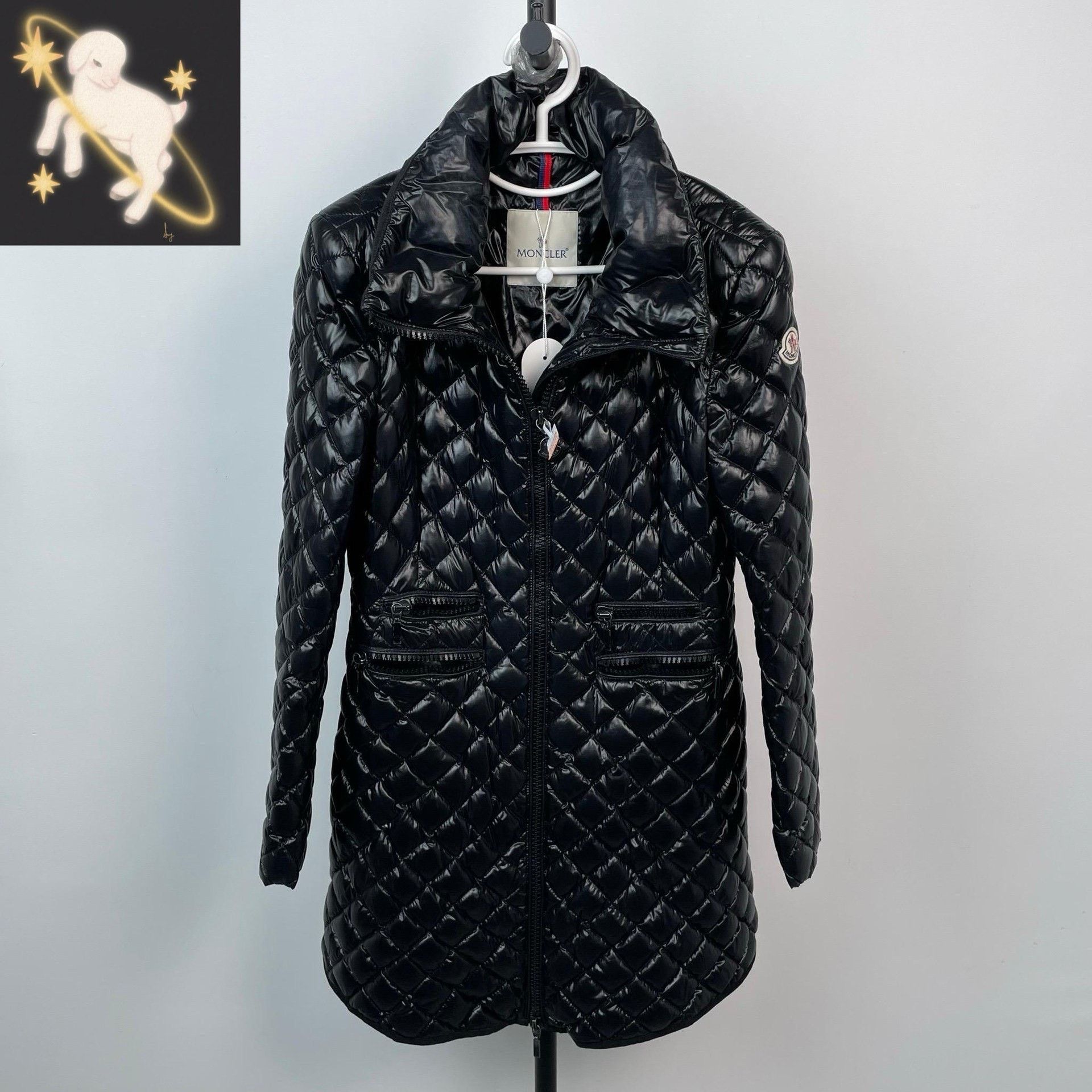 Moncler Moncler Quilted Black Down Jacket S Women Size S / US 4 / IT 40 - 1 Thumbnail