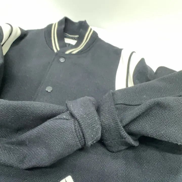 Other Saint Laurent Black Striped Baseball Jacket-2507 Size US L / EU 52-54 / 3 - 5 Thumbnail