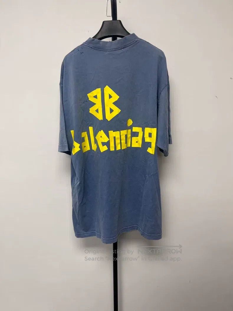 Balenciaga Balenciaga Alphabet Printed Pattern Round Neck Pullover Sh Size US S / EU 44-46 / 1 - 2 Thumbnail