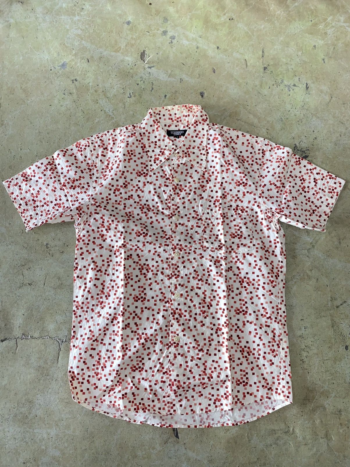 Tornado Mart Tornado mart short sleeved abstrak white Size US M / EU 48-50 / 2 - 1 Thumbnail