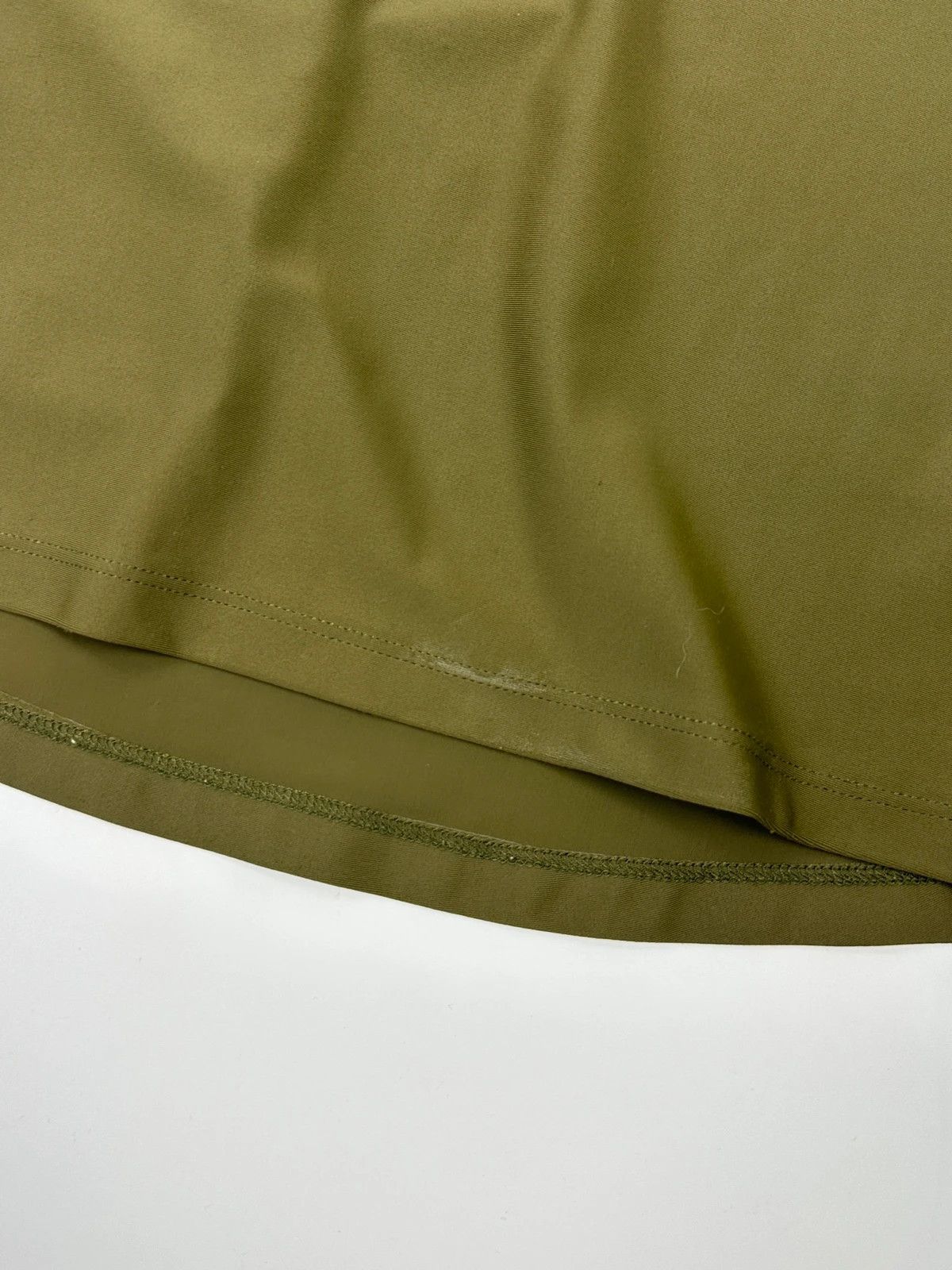Prada Prada Sport SS06 Khaki Green Sporty Fitted Tee Nylon & Silk Size M / US 6-8 / IT 42-44 - 6 Thumbnail
