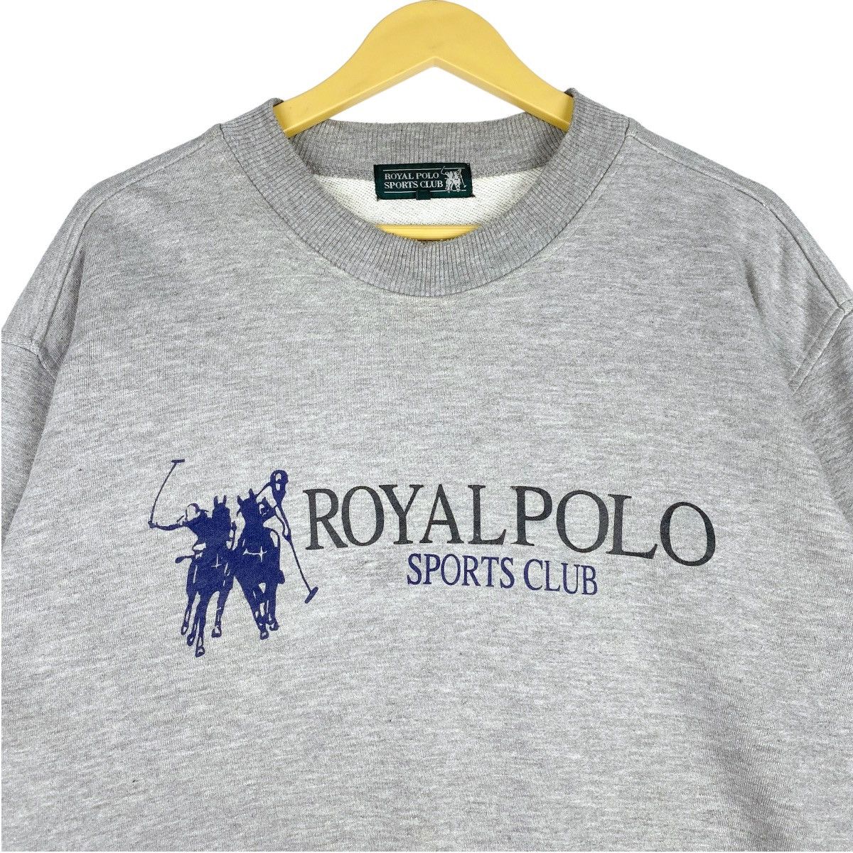 Polo Ralph Lauren Royal Polo Sport Club Sweatshirt Crewneck Pullover Jumper Size US M / EU 48-50 / 2 - 2 Thumbnail
