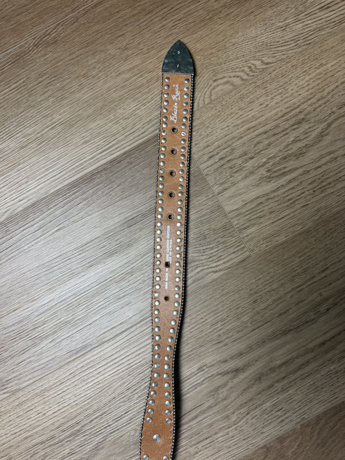 Other Blazin Roxx Grey Leopard Print Belt Conchos And Rhinestones Size ONE SIZE - 5 Thumbnail