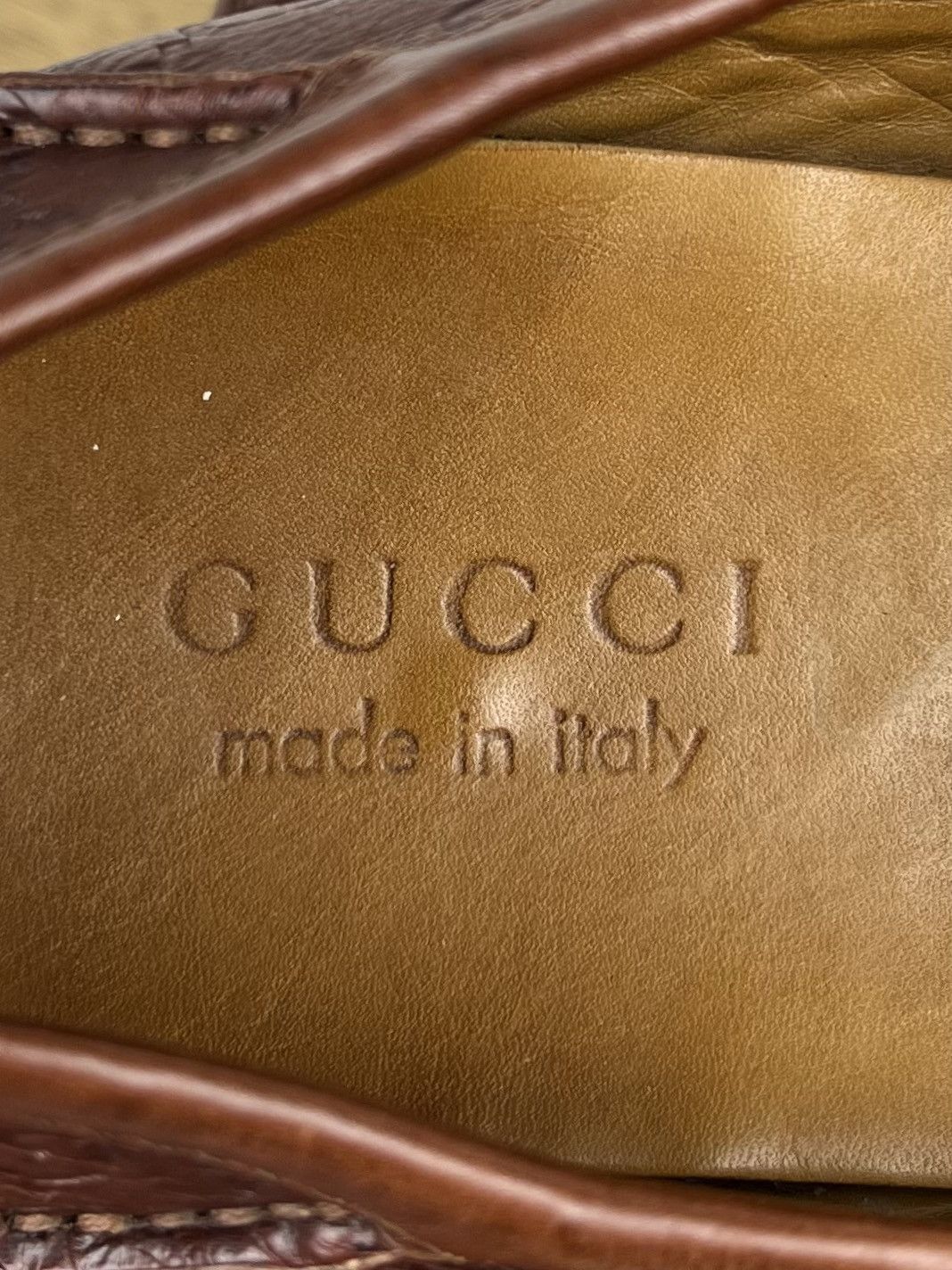 Gucci GUCCI Loafers Leather Shoes HORSEBIT Bamboo GG Monogram Logo Size US 8 / EU 41 - 14 Thumbnail