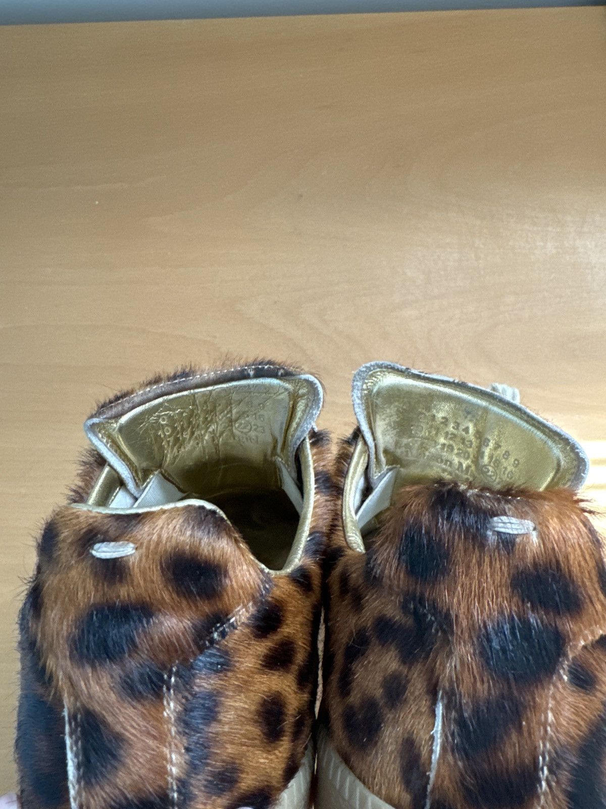 Maison Margiela Maison Martin Margiela Replica Low Gats Cheetah Fur AW17 Size US 8 / EU 41 - 5 Thumbnail