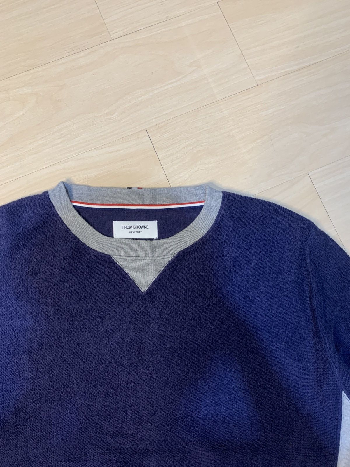 Thom Browne Thom Brwone Reverse Loppback Sweater Crewneck Size US L / EU 52-54 / 3 - 4 Thumbnail
