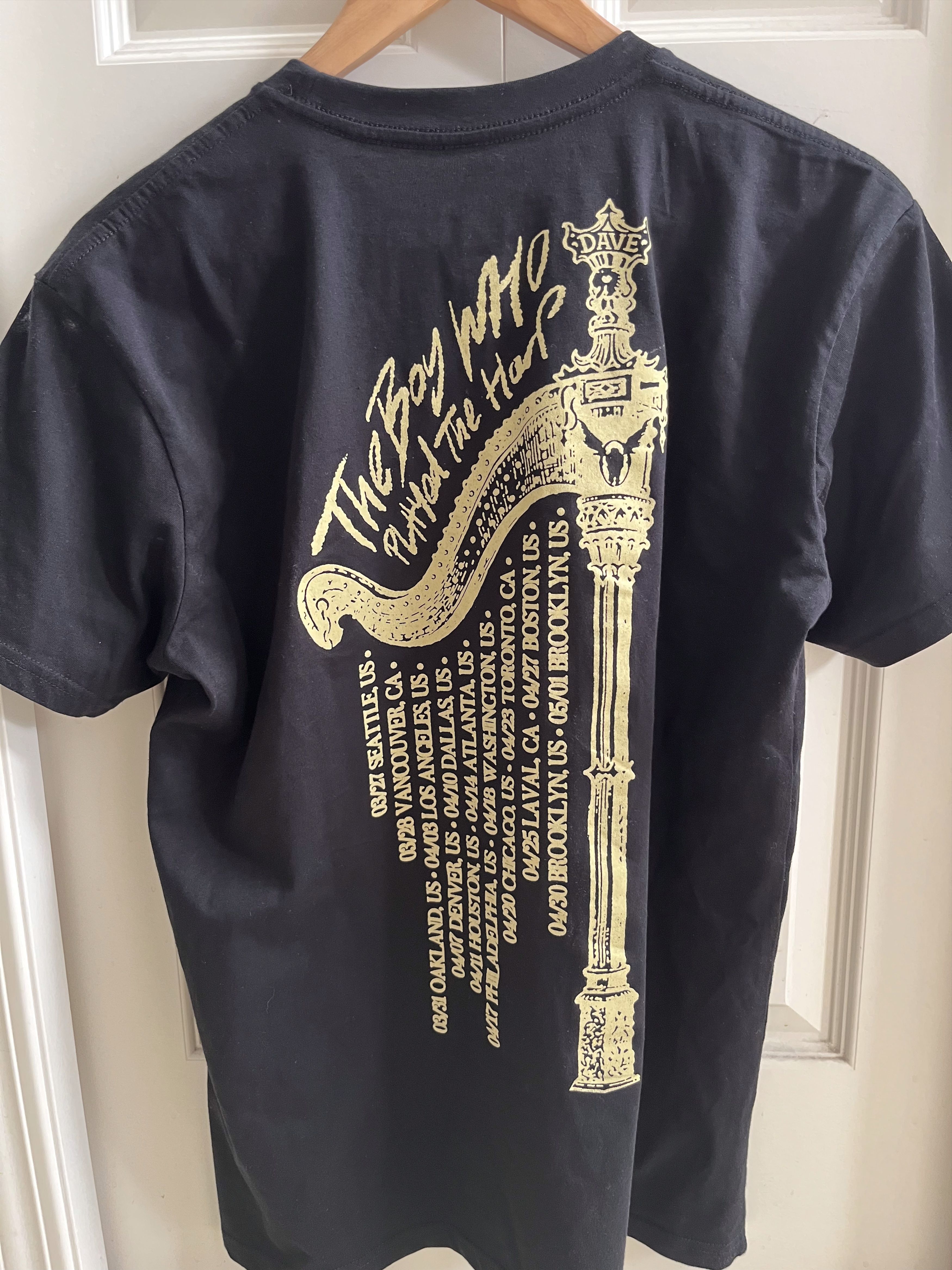 Rap Tees Santan Dave The Boy Who Played Harp UK Hip Hop Tour Shirt Size US M / EU 48-50 / 2 - 2 Thumbnail