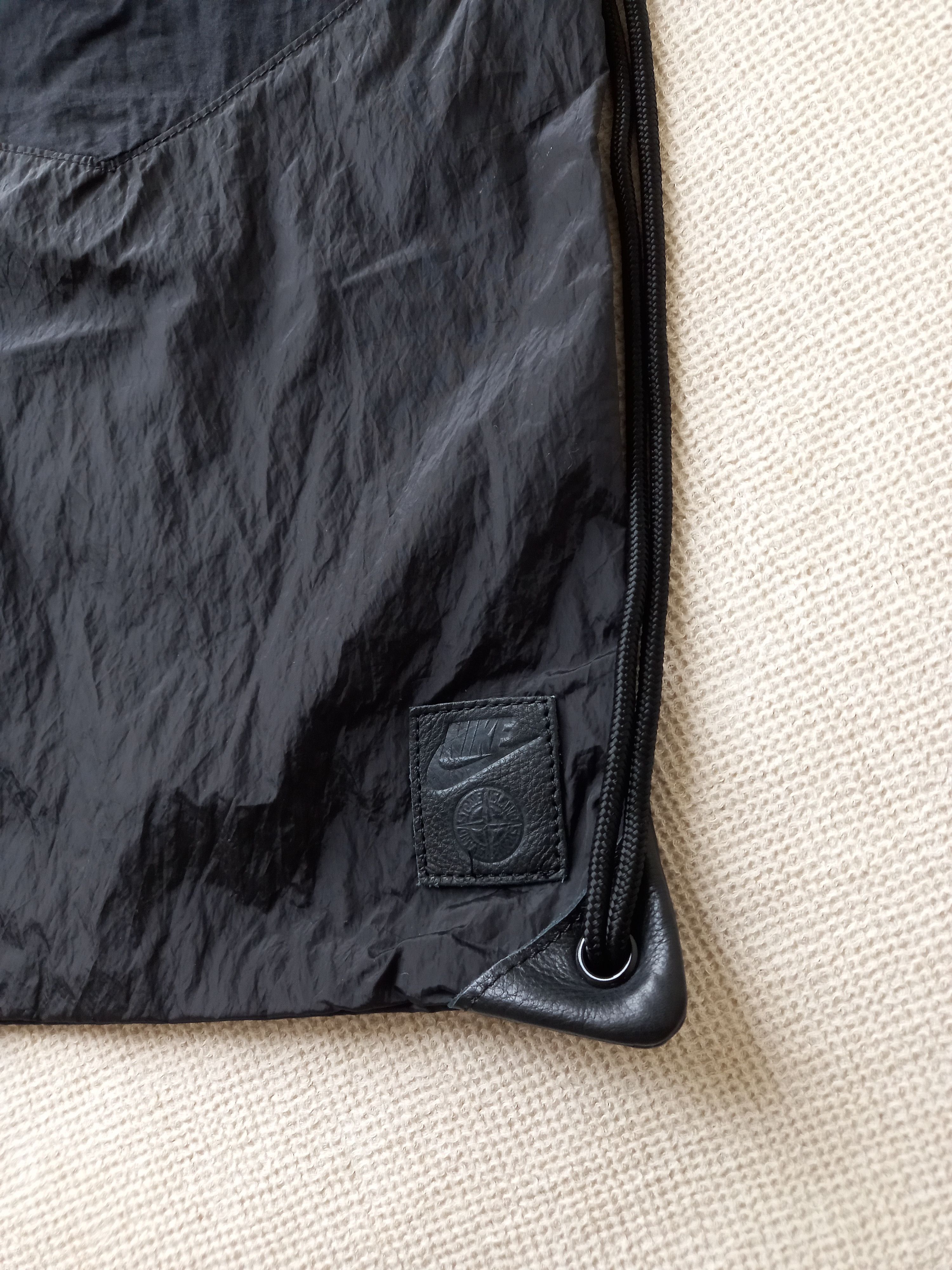 Nike × Stone Island × Vintage 2015 Nikelab x Stone Island drawstring bag black nike Size ONE SIZE - 3 Thumbnail