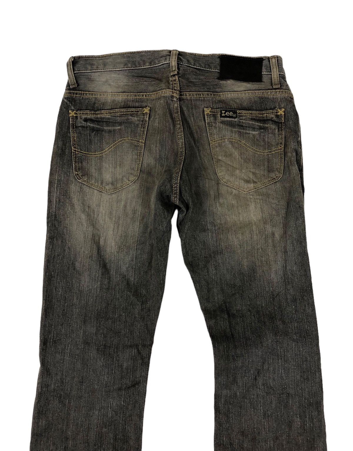 Lee Flare Lee Japan Distressed Black Denim Jeans Size US 32 / EU 48 - 9 Thumbnail