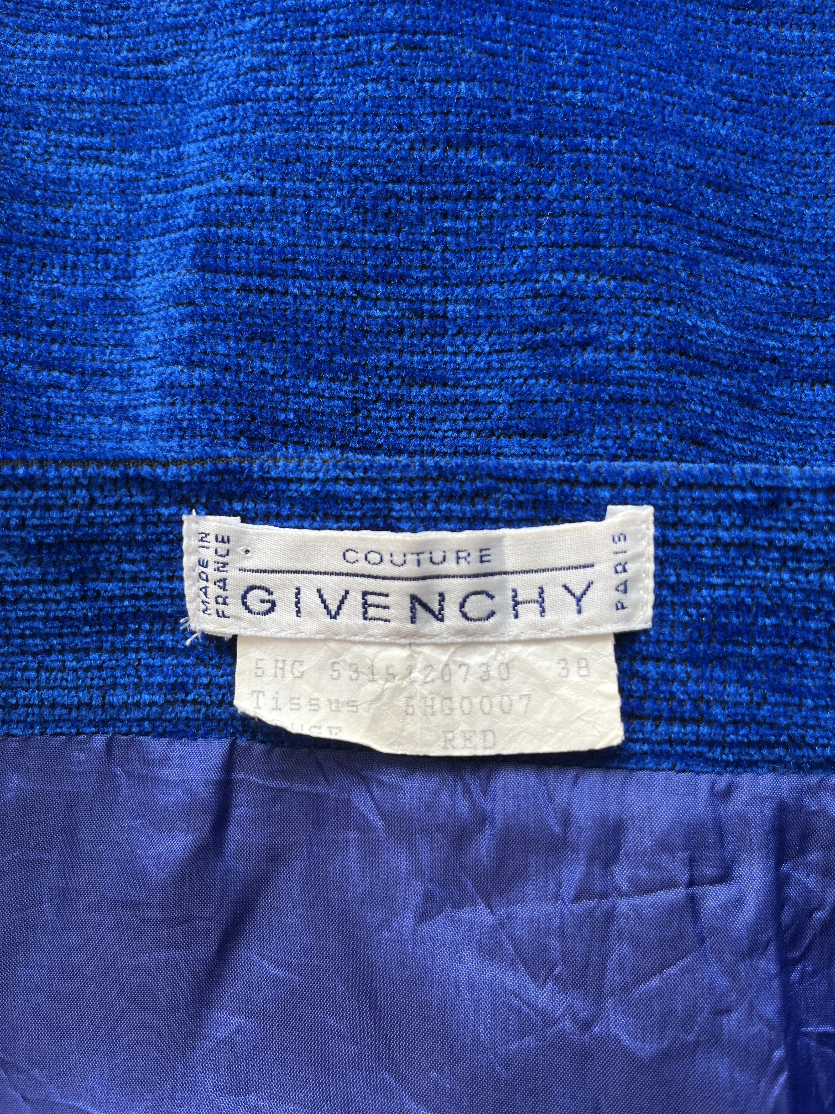 Givenchy ⚡️QUICK SALE⚡️1995 Givenchy Couture Galliano Velvet Skirt Size 26" / US 2 / IT 38 - 3 Thumbnail