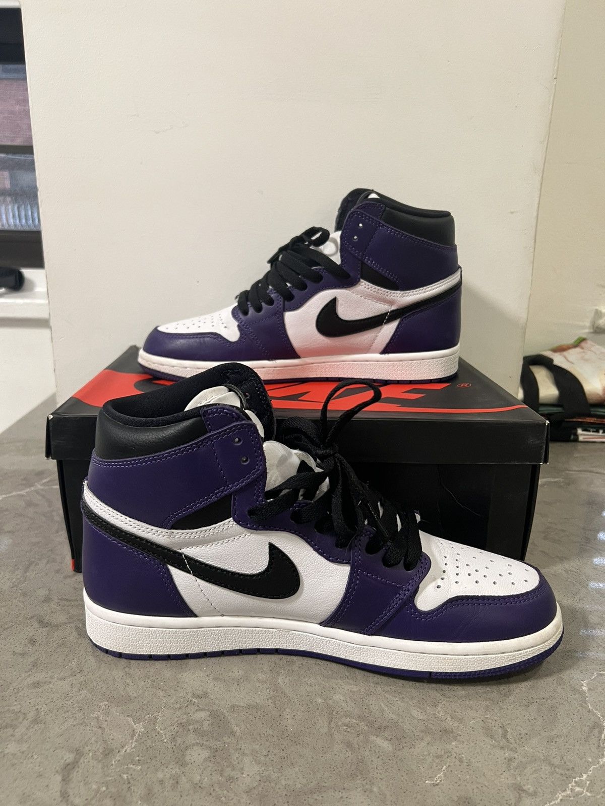 Jordan Brand Jordan 1 Court Purple. Size US 8 / EU 41 - 5 Thumbnail