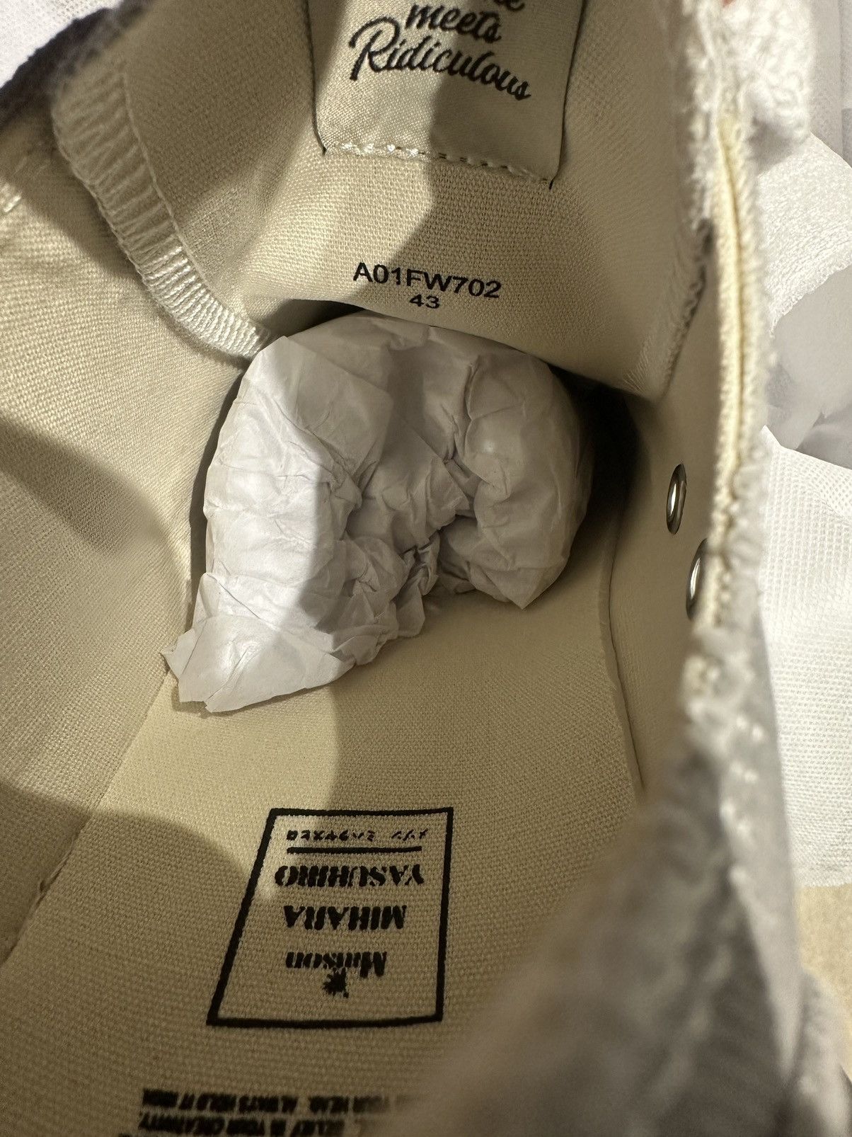 Maison MIHARA YASUHIRO MAISON MIHARA YASUHIRO - Peterson Low Grey Sneakers Size US 10 / EU 43 - 7 Thumbnail