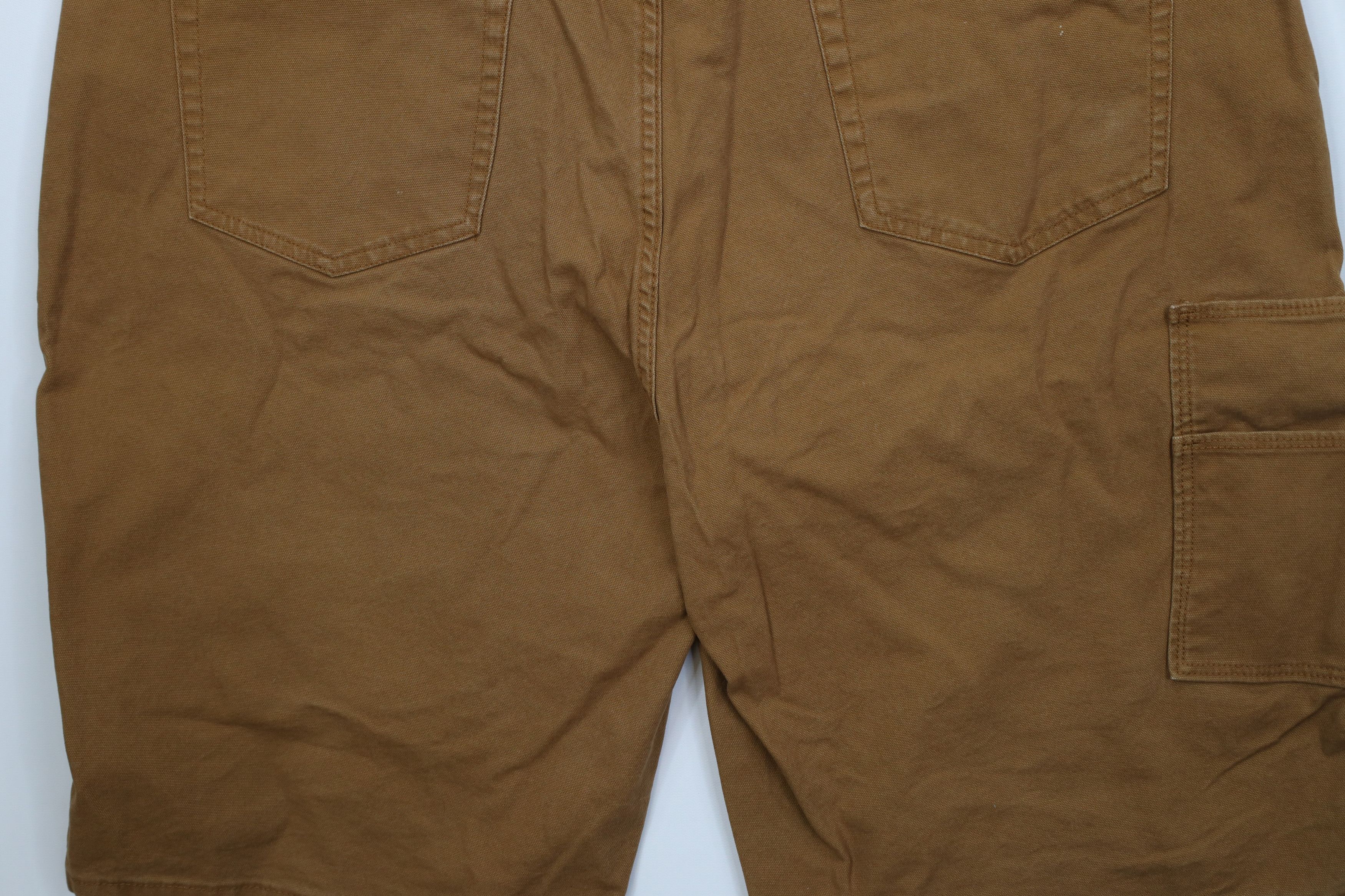 Dickies Vintage Y2K Dickies Canvas Dungaree Shorts Duck Brown Size US 42 / EU 58 - 10 Thumbnail