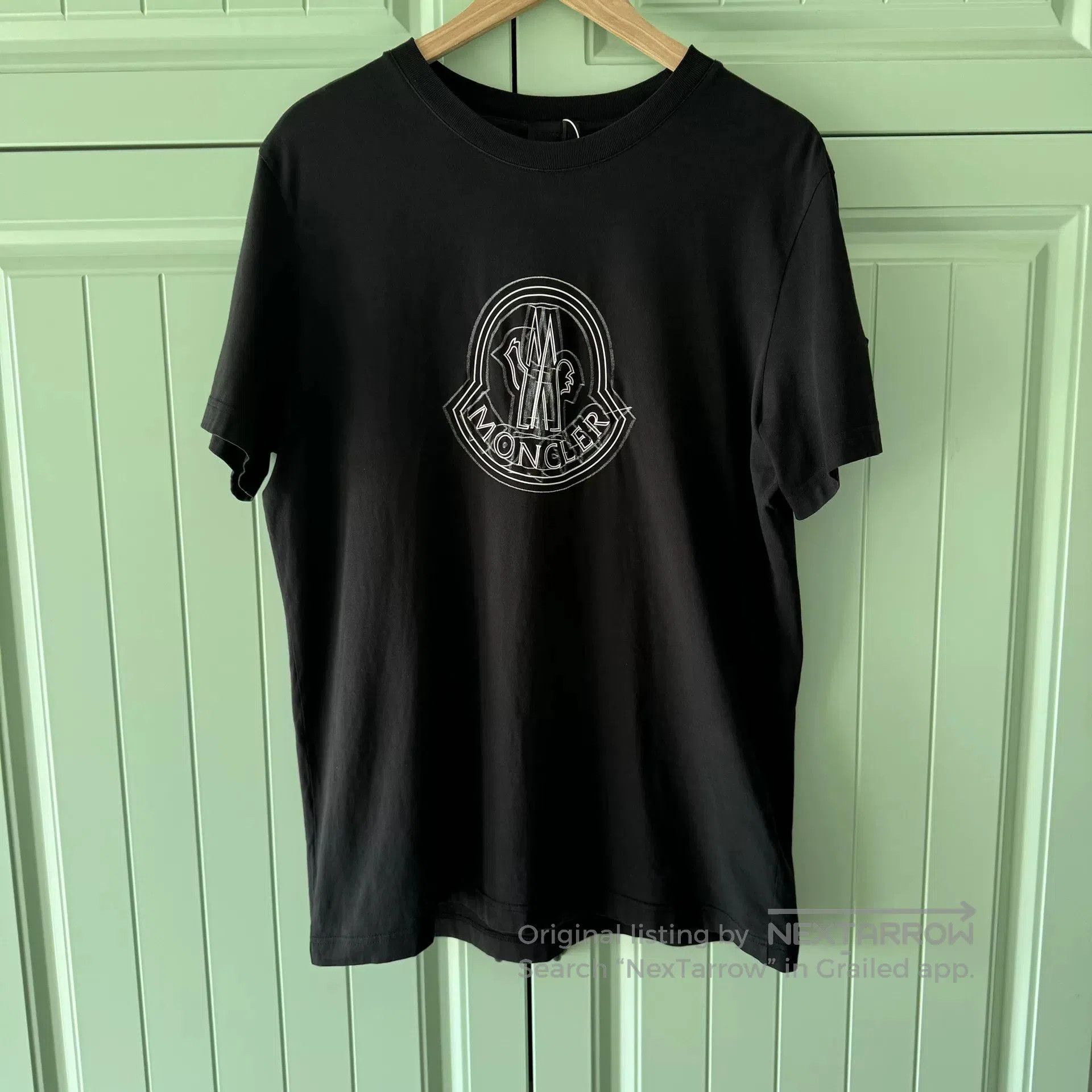 Moncler Moncler Black Short-Sleeve T-Shirt L. Size US L / EU 52-54 / 3 - 1 Thumbnail