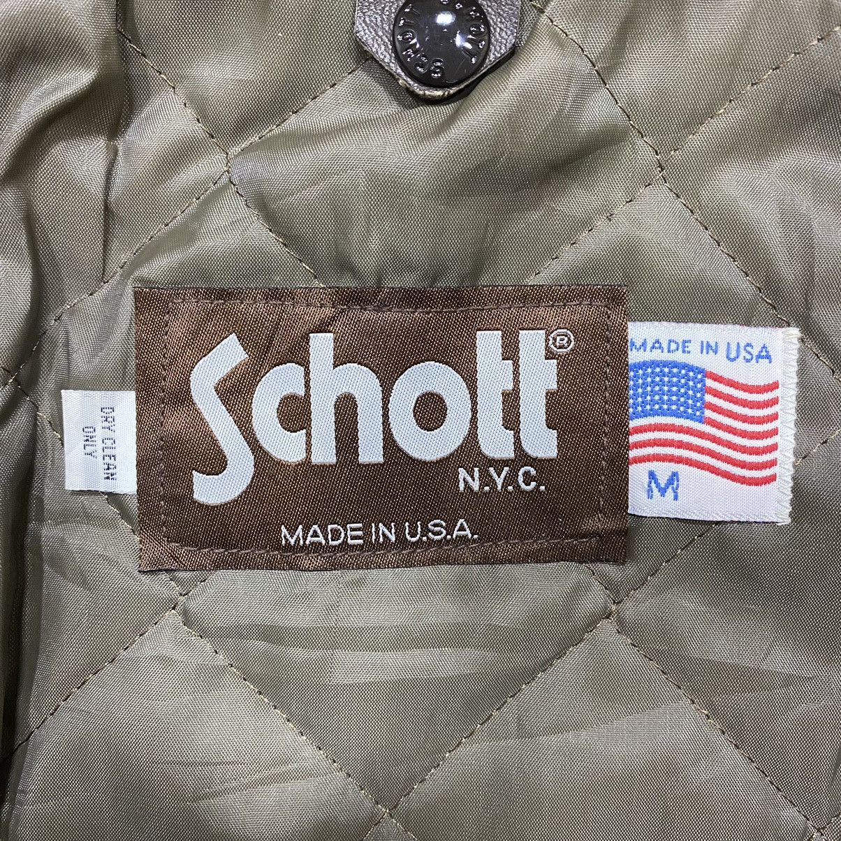 Schott × Vintage Vintage MADE IN USA SCHOTT Fur Jacket Size M / US 6-8 / IT 42-44 - 13 Thumbnail