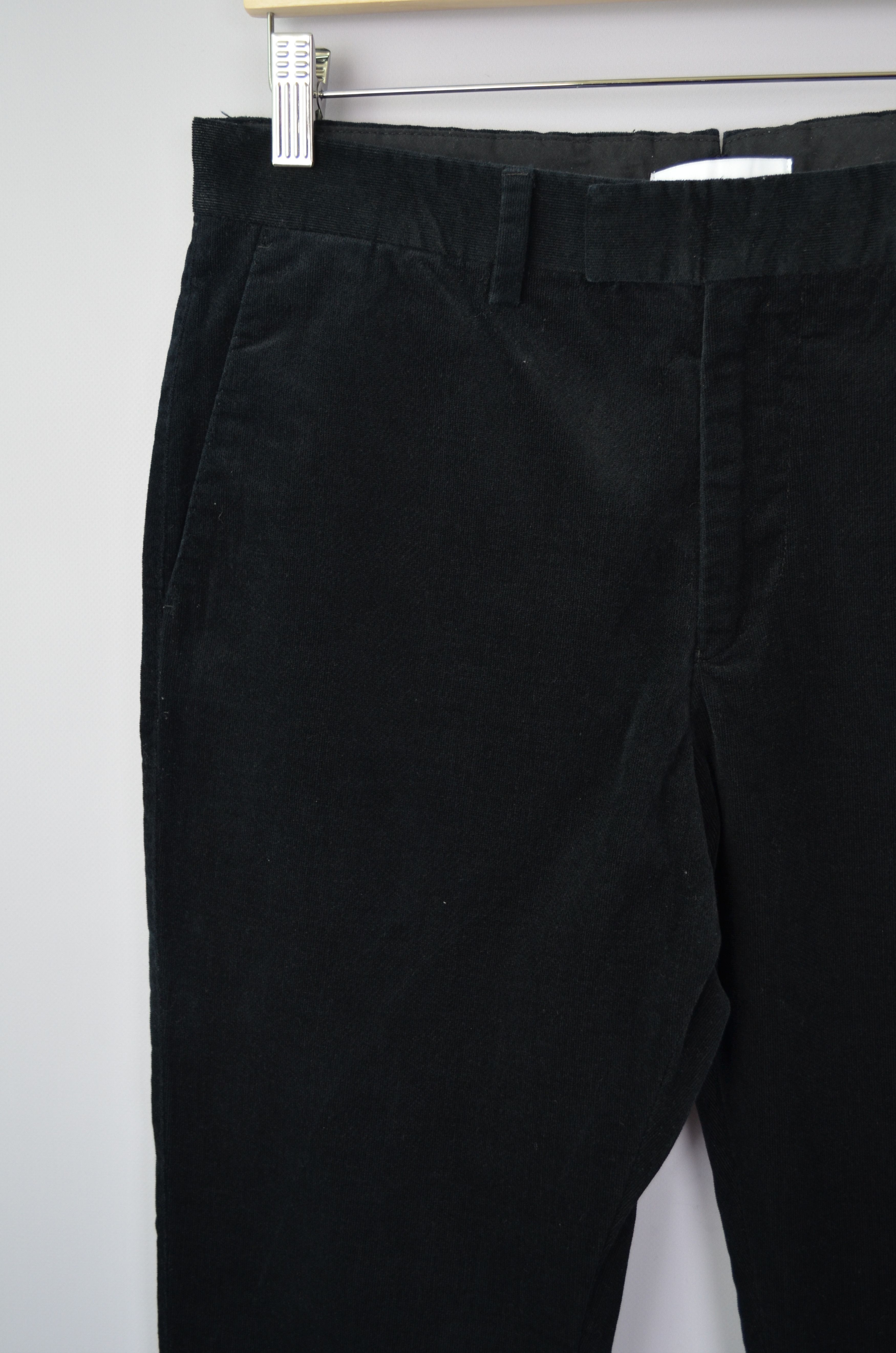 Designer × Reiss REISS Black Corduroy Mens Pants Trousers Size W32 L32 Size US 32 / EU 48 - 3 Thumbnail